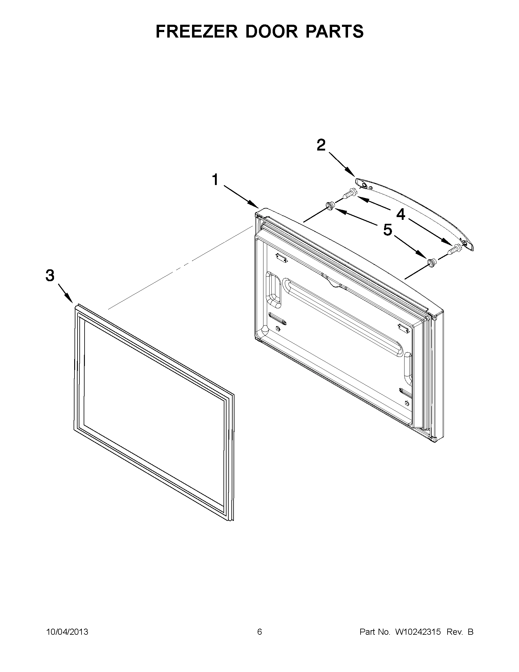 04 - FREEZER DOOR PARTS