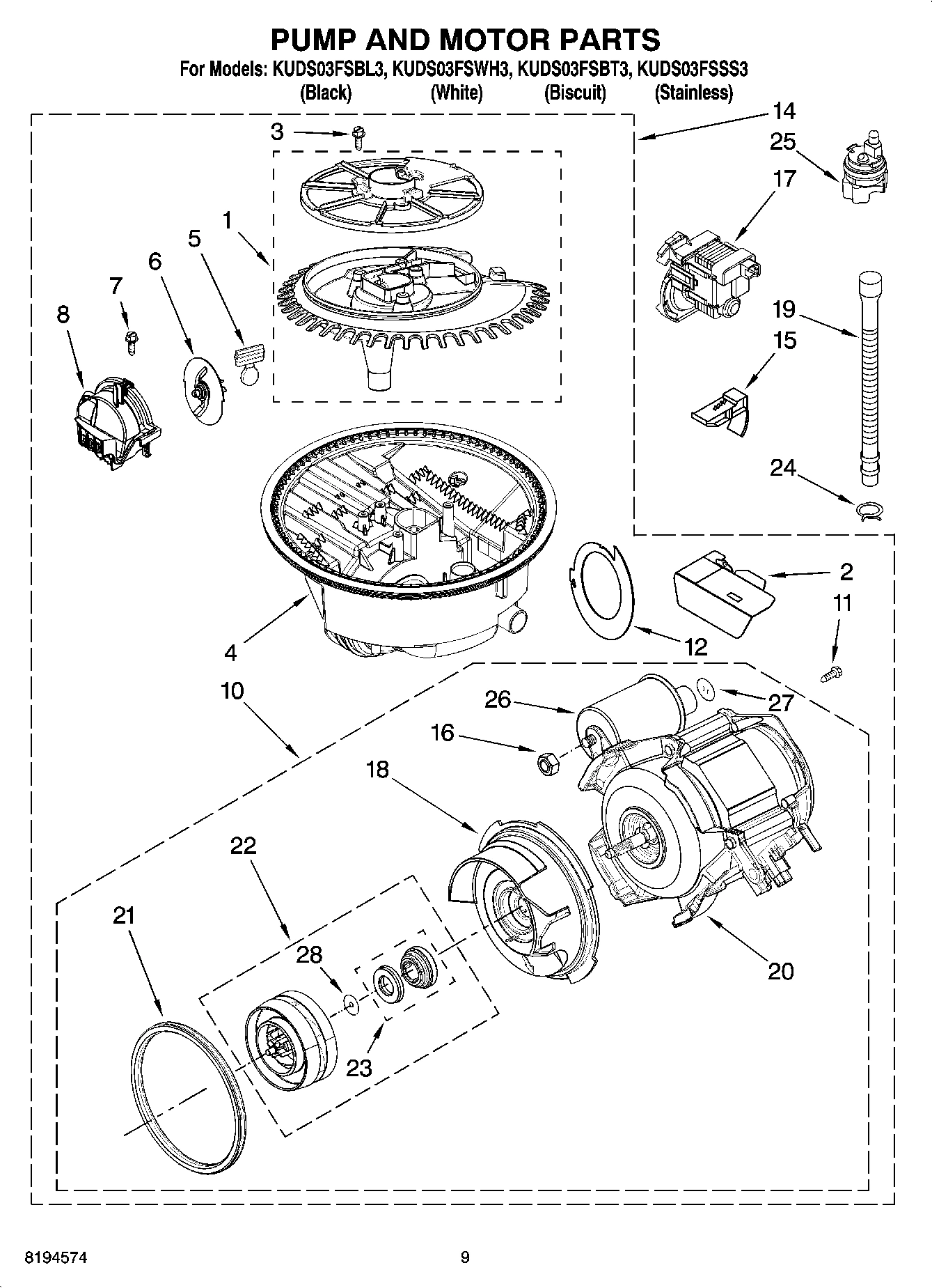 08 - PUMP AND MOTOR PARTS