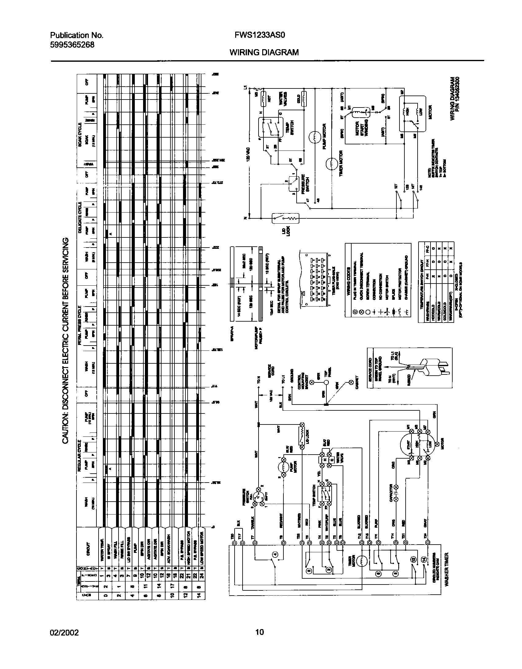 10 - 134052300 WIRING DIAGRAM