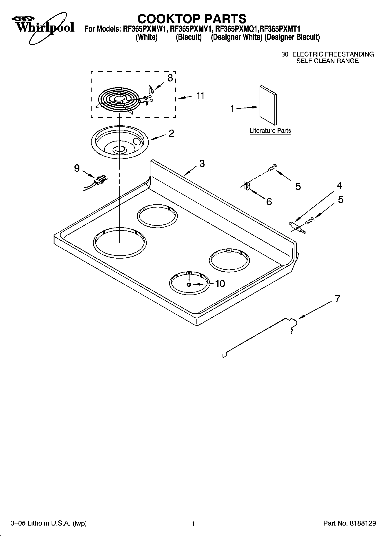 01 - COOKTOP PARTS