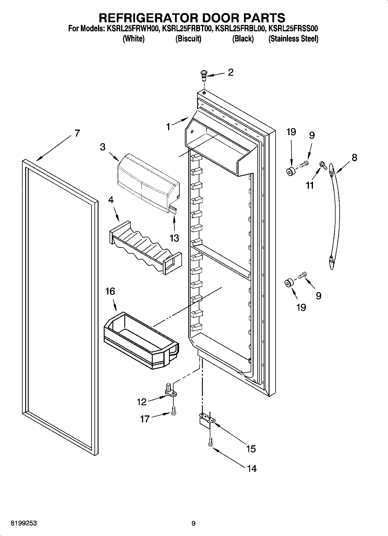 06 - REFRIGERATOR DOOR PARTS