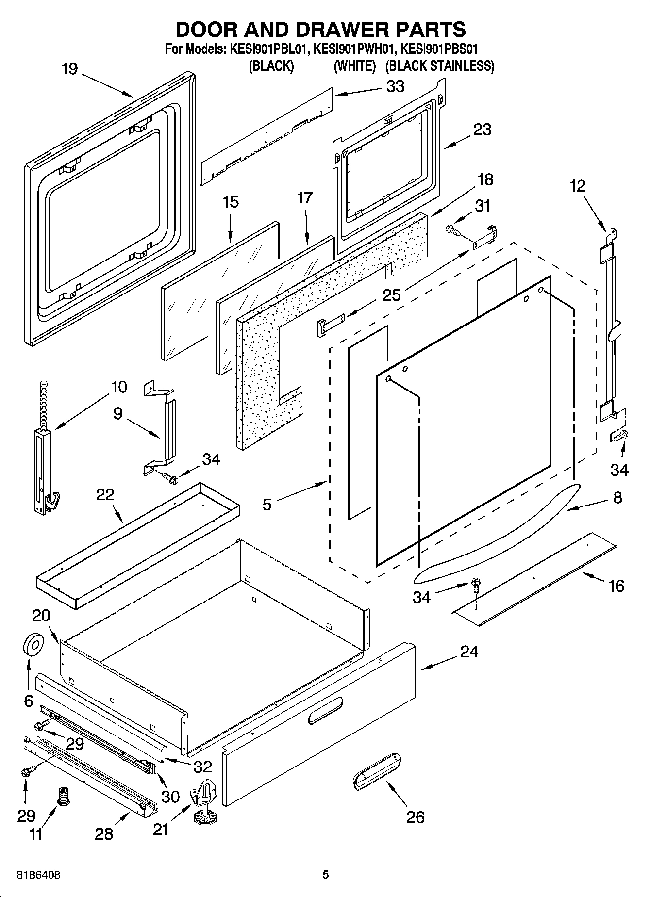 04 - DOOR AND DRAWER PARTS