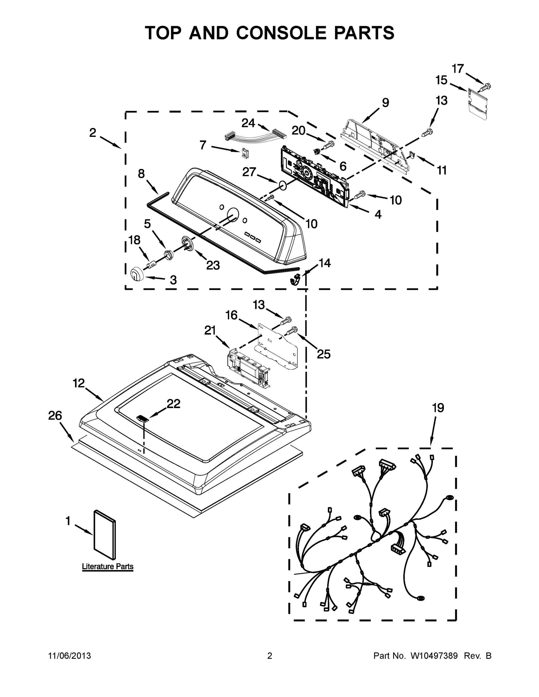 02 - TOP AND CONSOLE PARTS