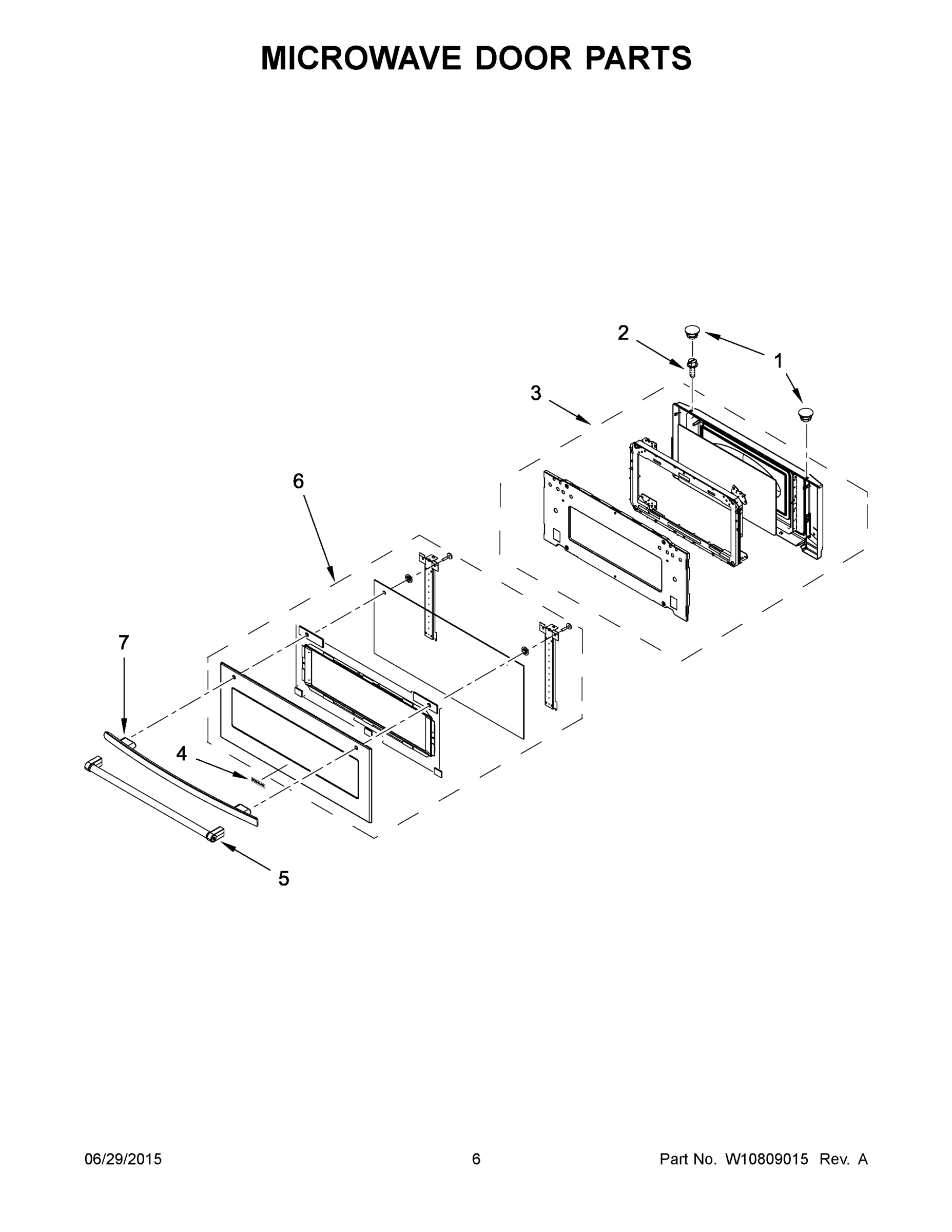 04 - MICROWAVE DOOR PARTS