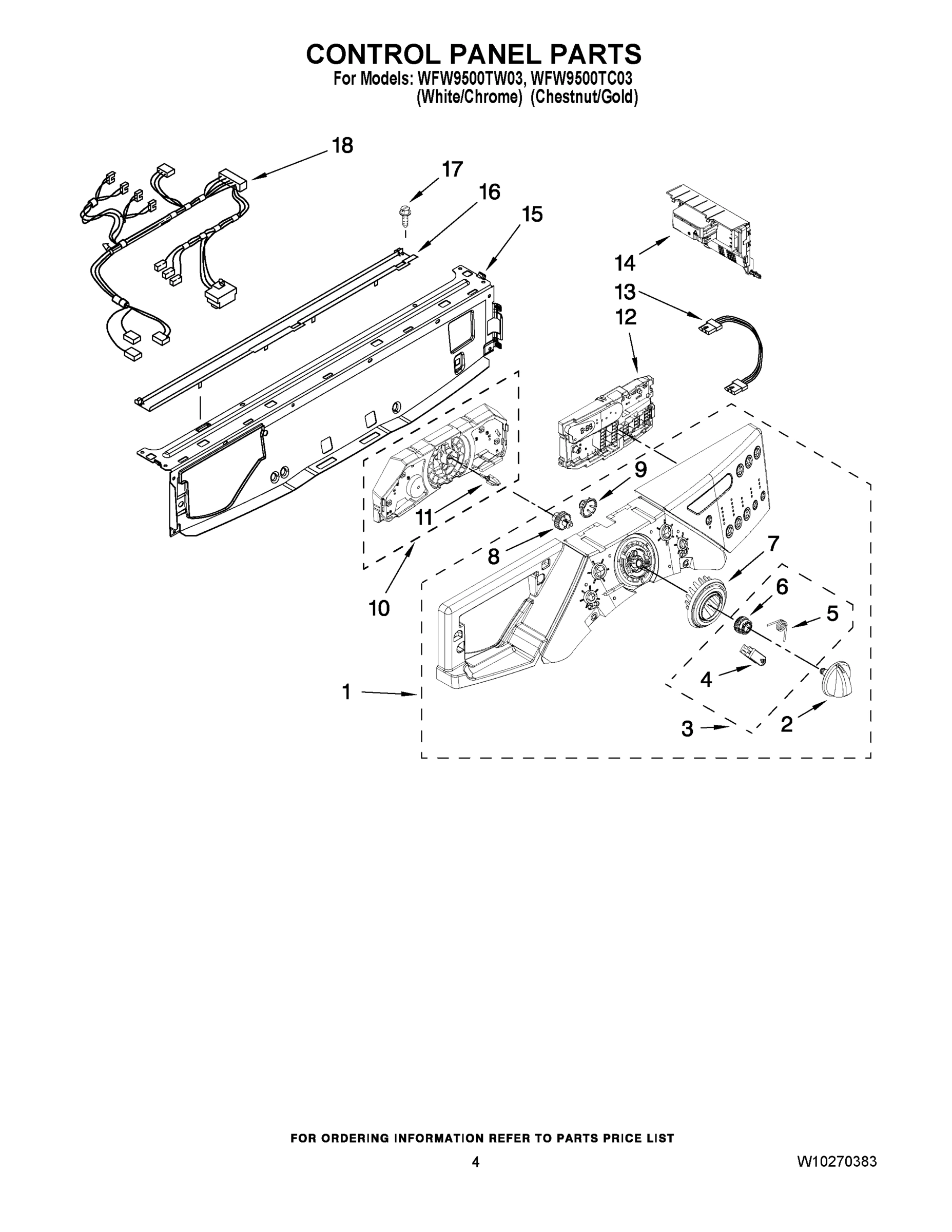03 - CONTROL PANEL PARTS