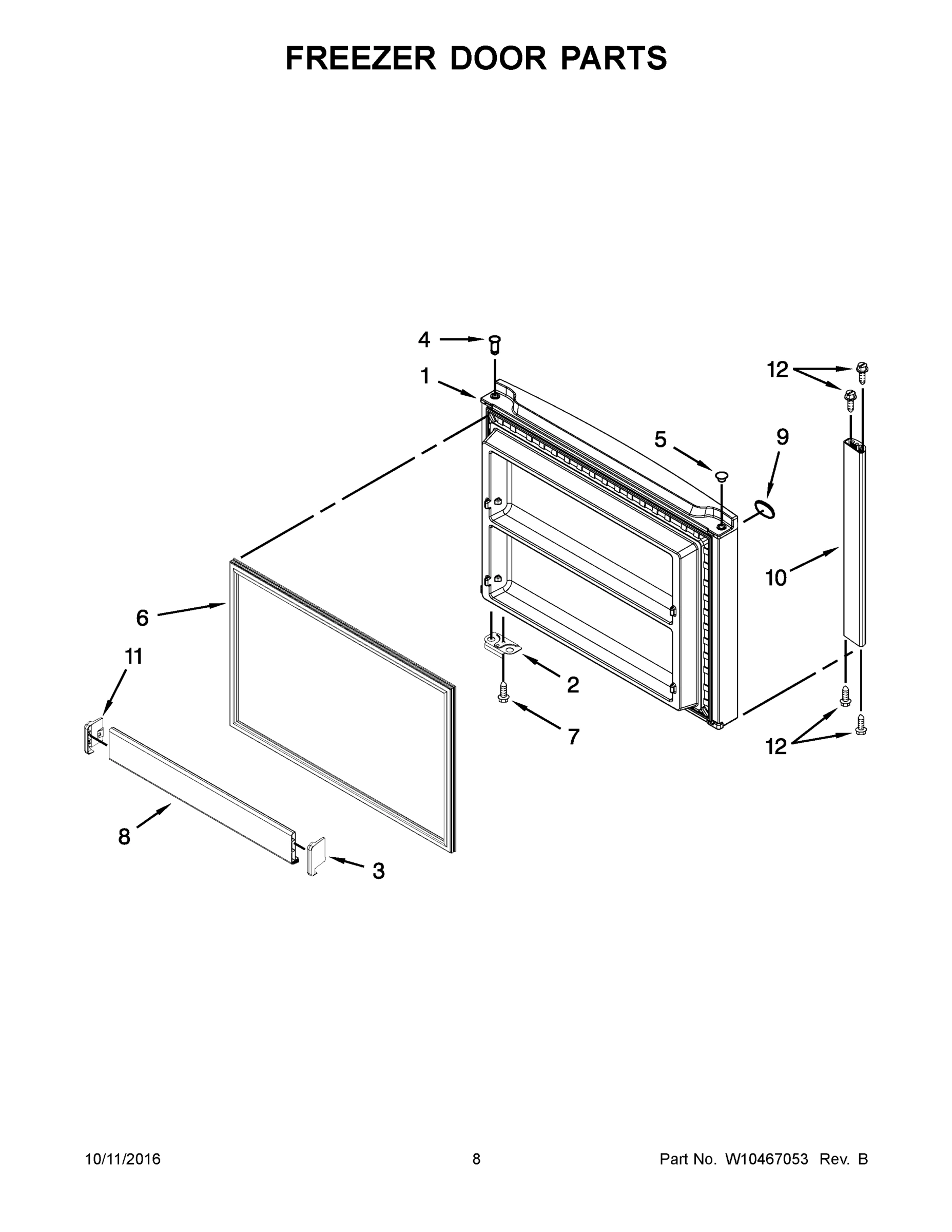 05 - FREEZER DOOR PARTS