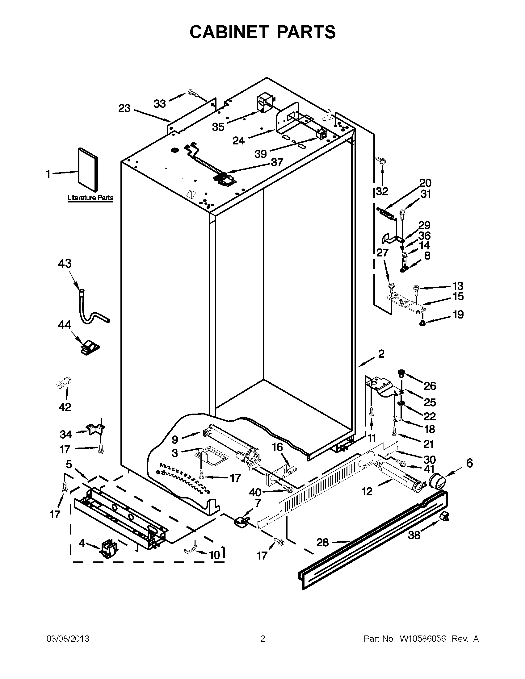 01 - CABINET PARTS