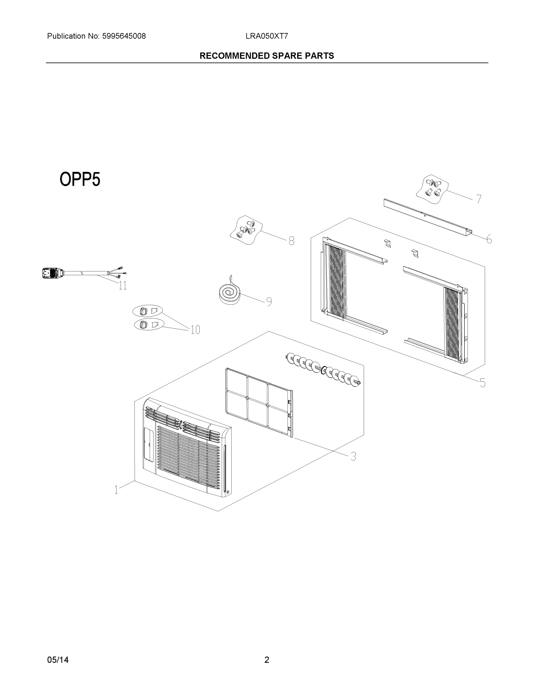 02 - RECOMMENDED SPARE PARTS
