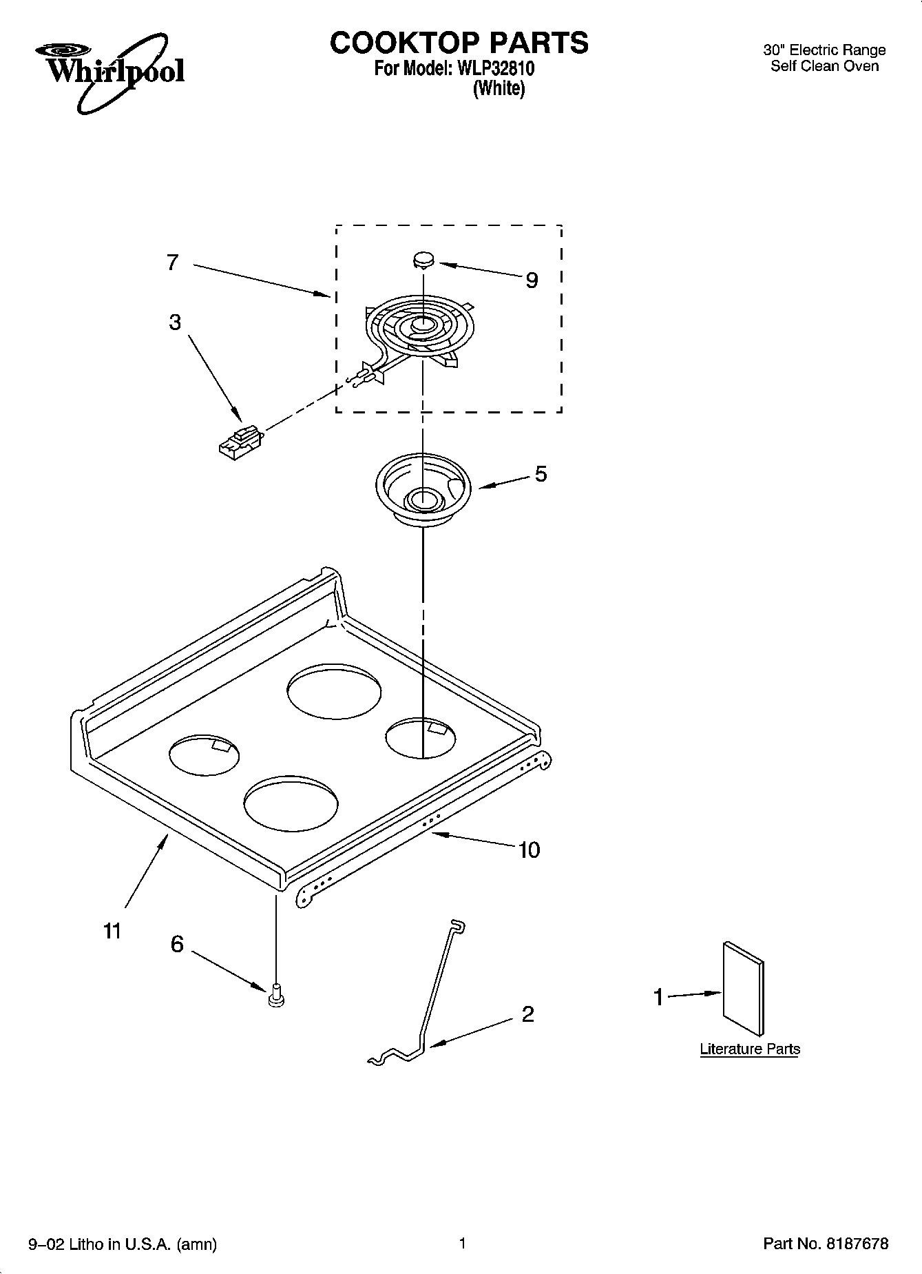01 - COOKTOP PARTS