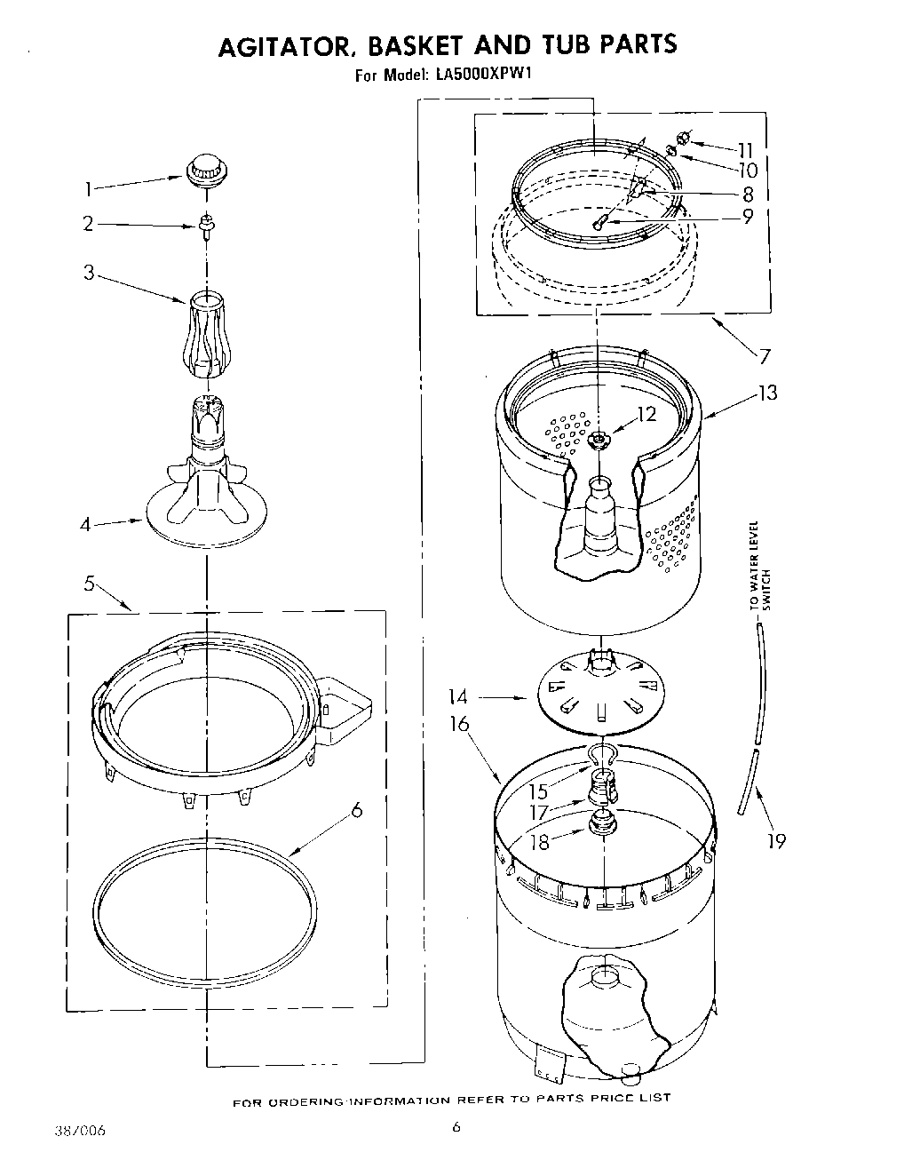 04 - AGITATOR, BASKET AND TUB
