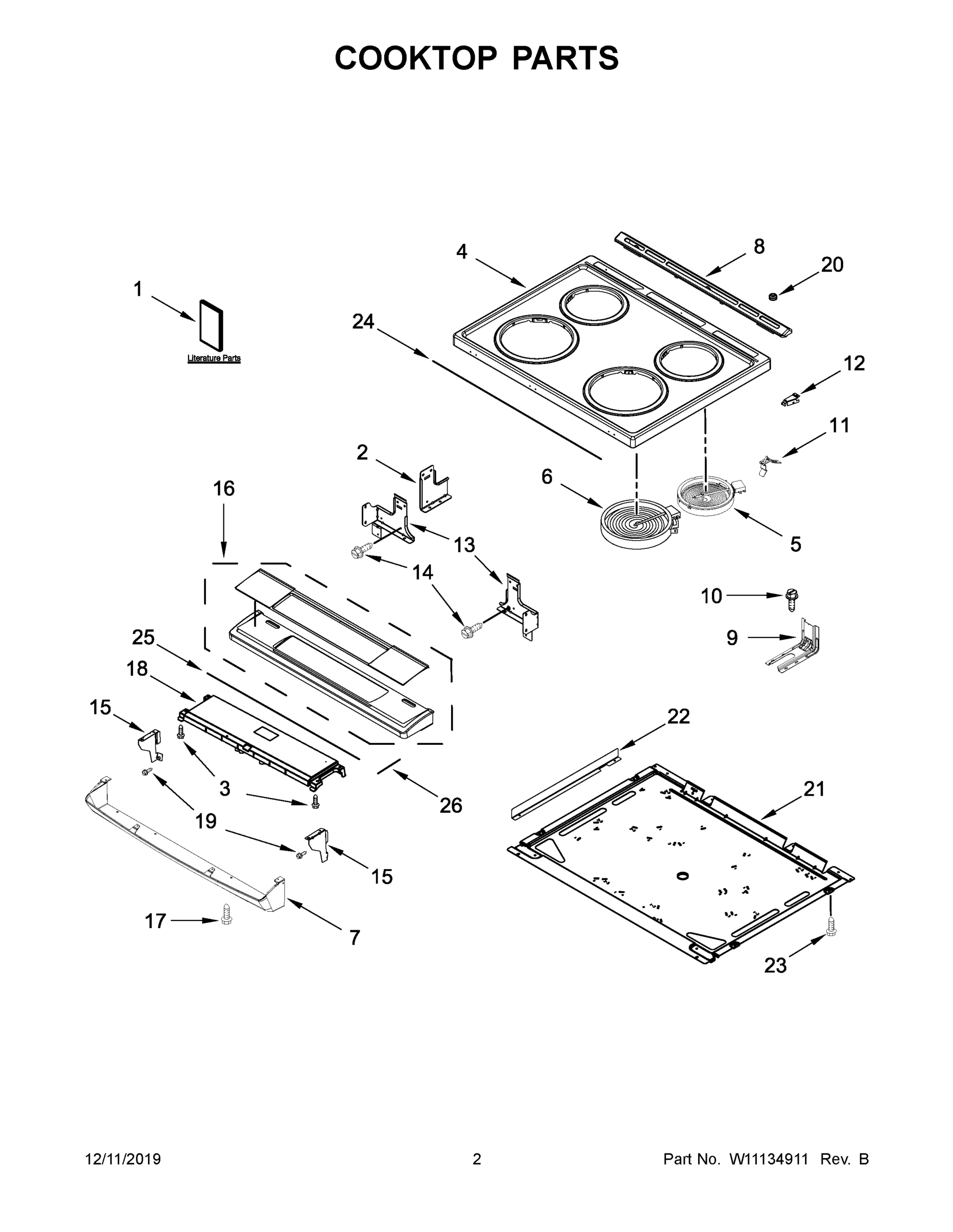 02 - COOKTOP PARTS