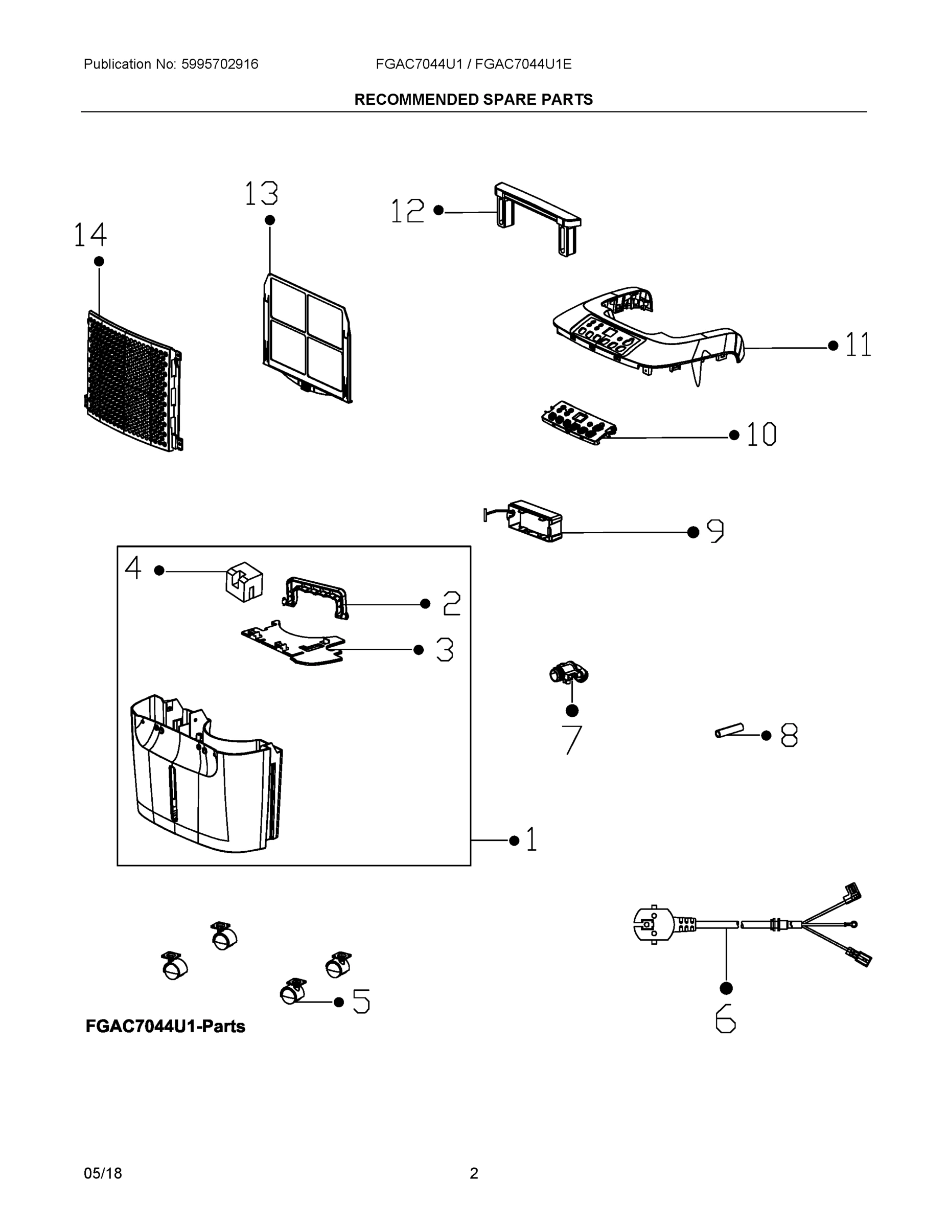 02 - RECOMMENDED SPARE PARTS