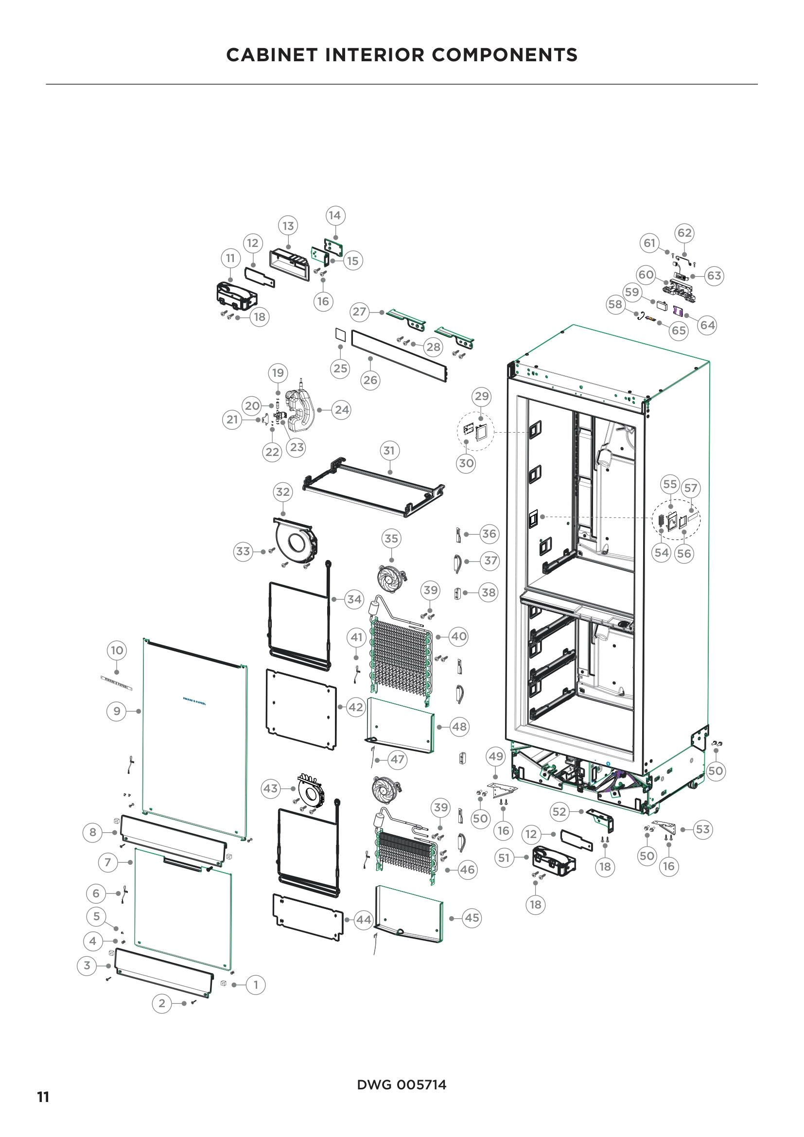 CABINET INTERIOR COMPONENTS