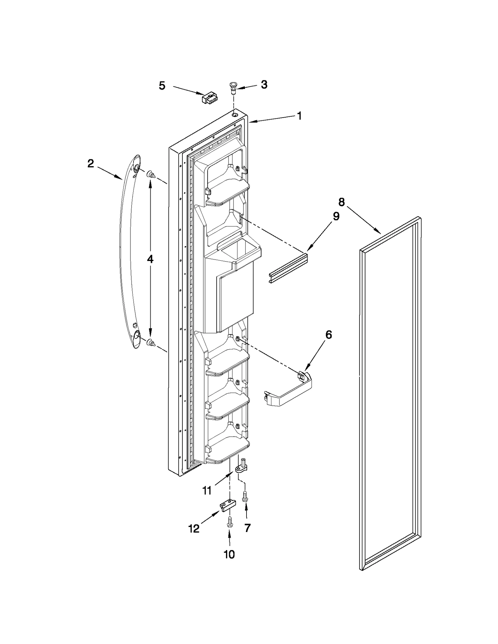 FREEZER DOOR PARTS