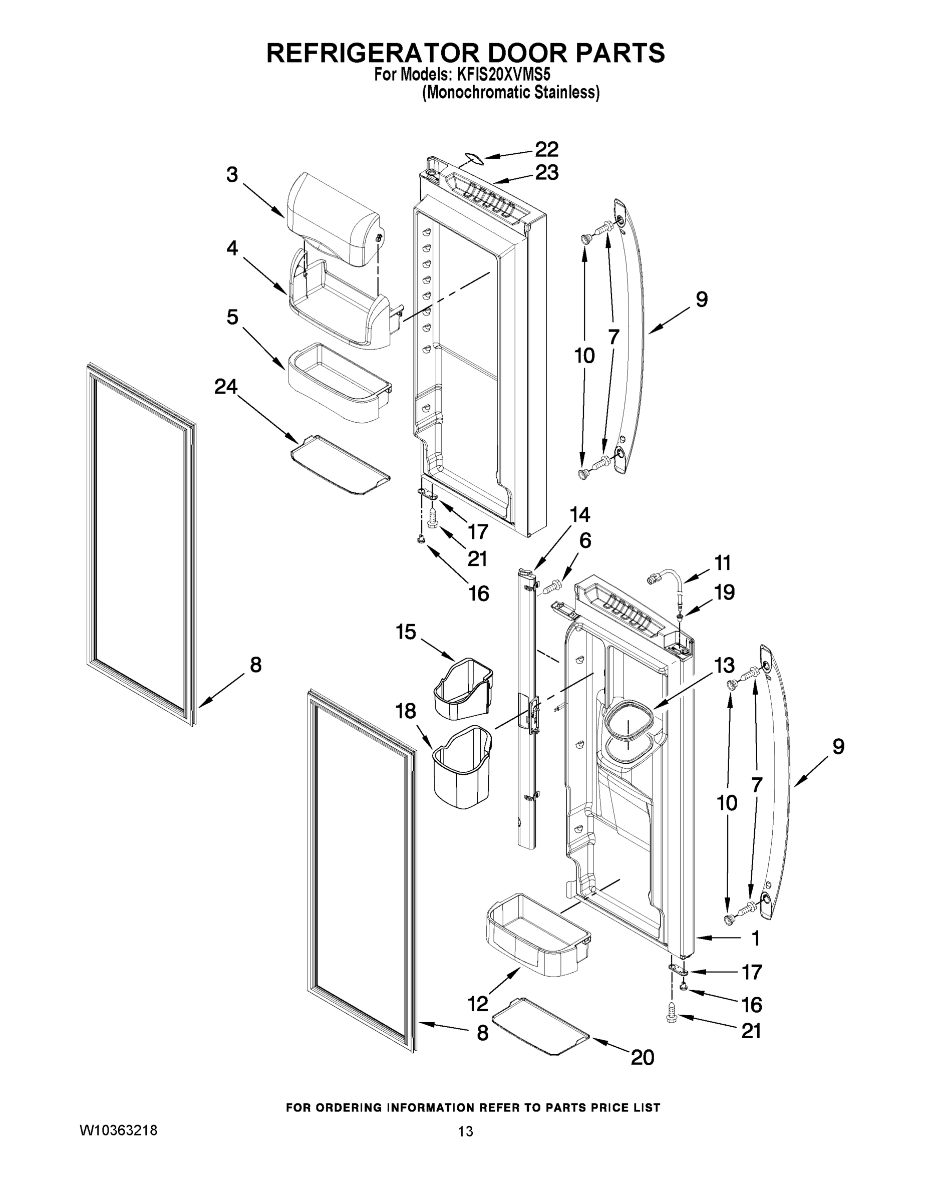 07 - REFRIGERATOR DOOR PARTS