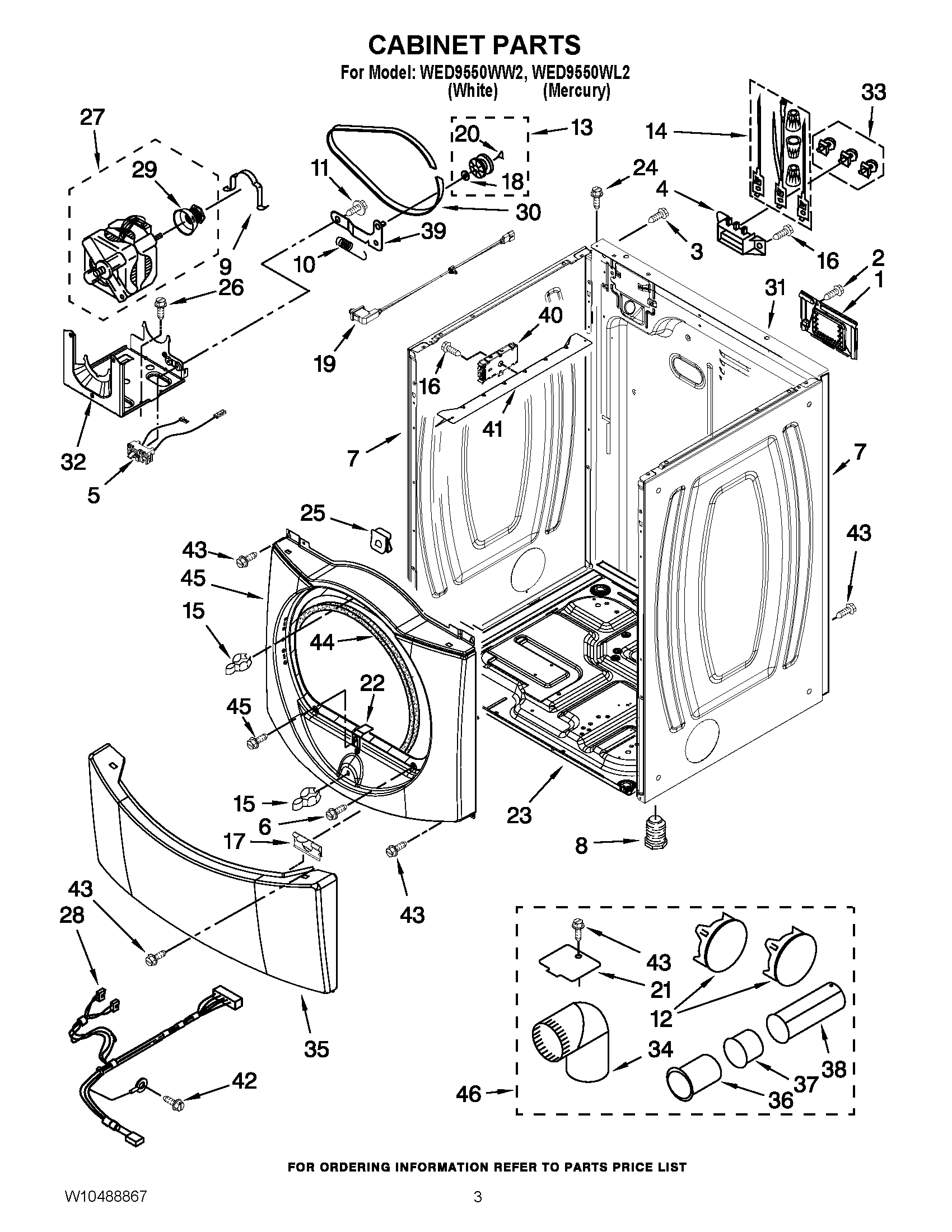 02 - CABINET PARTS