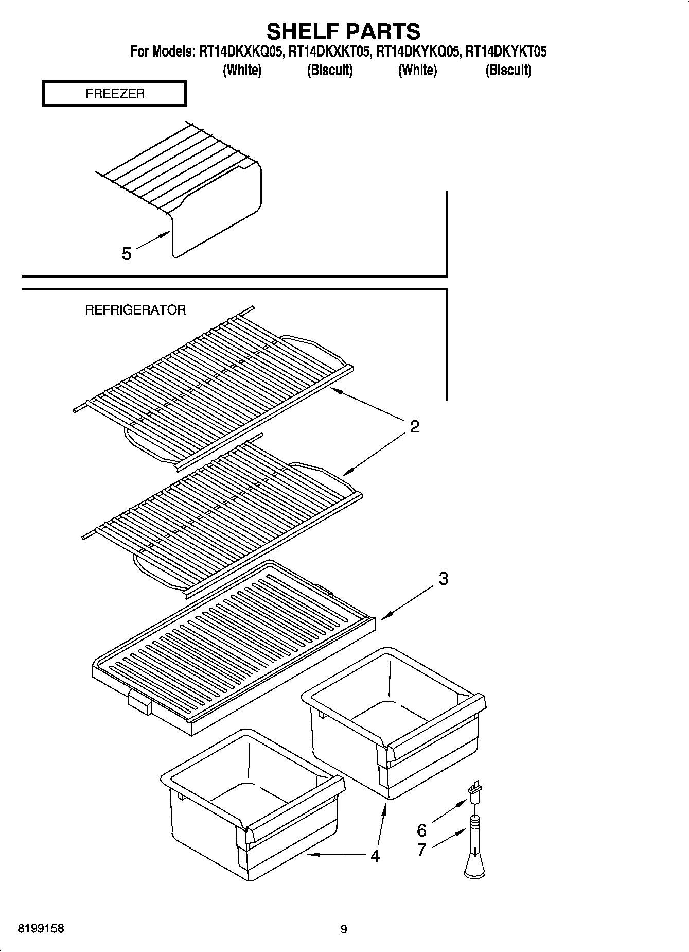 05 - SHELF PARTS, OPTIONAL PARTS