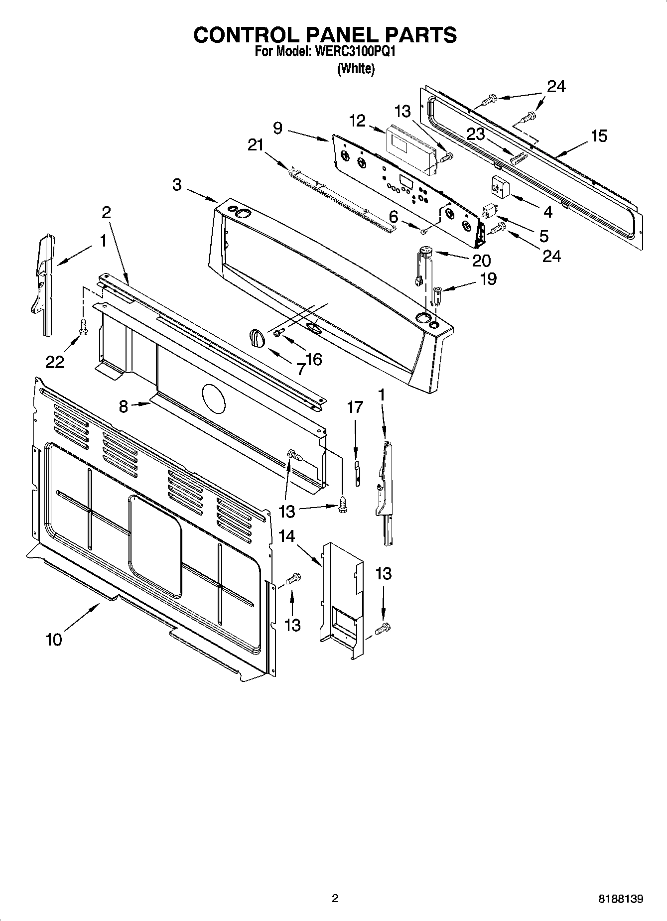 02 - CONTROL PANEL PARTS