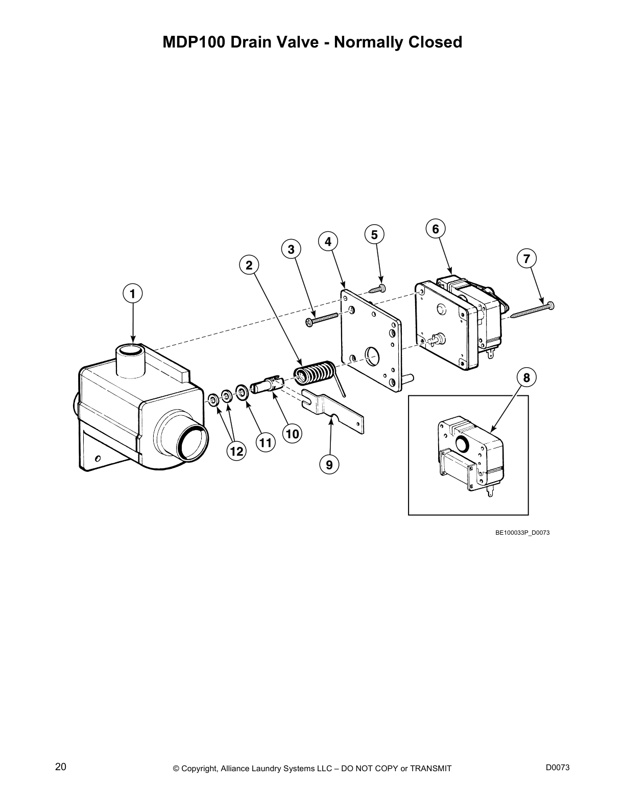 MDP100 Drain Valve - Normally Closed