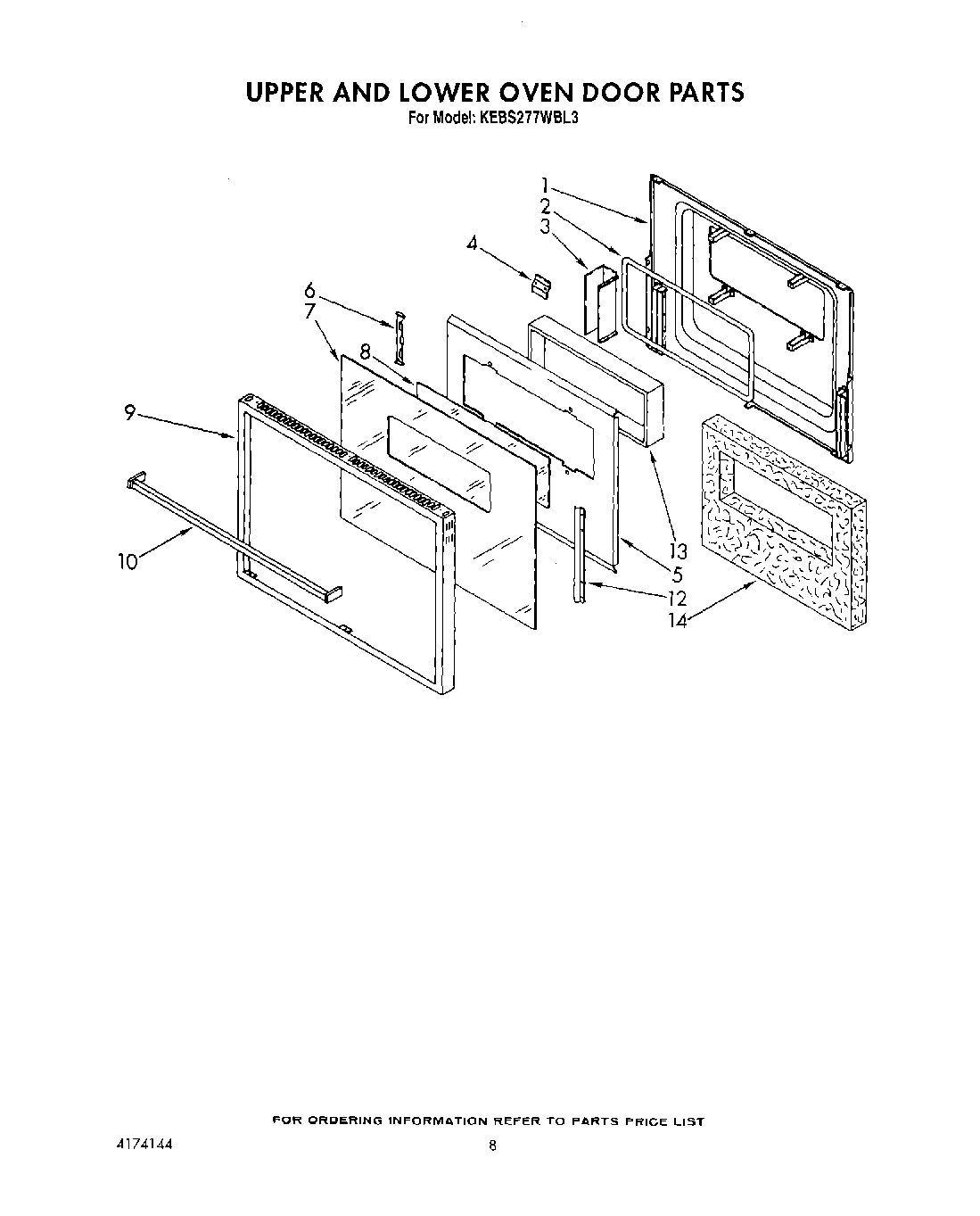06 - UPPER AND LOWER OVEN DOOR