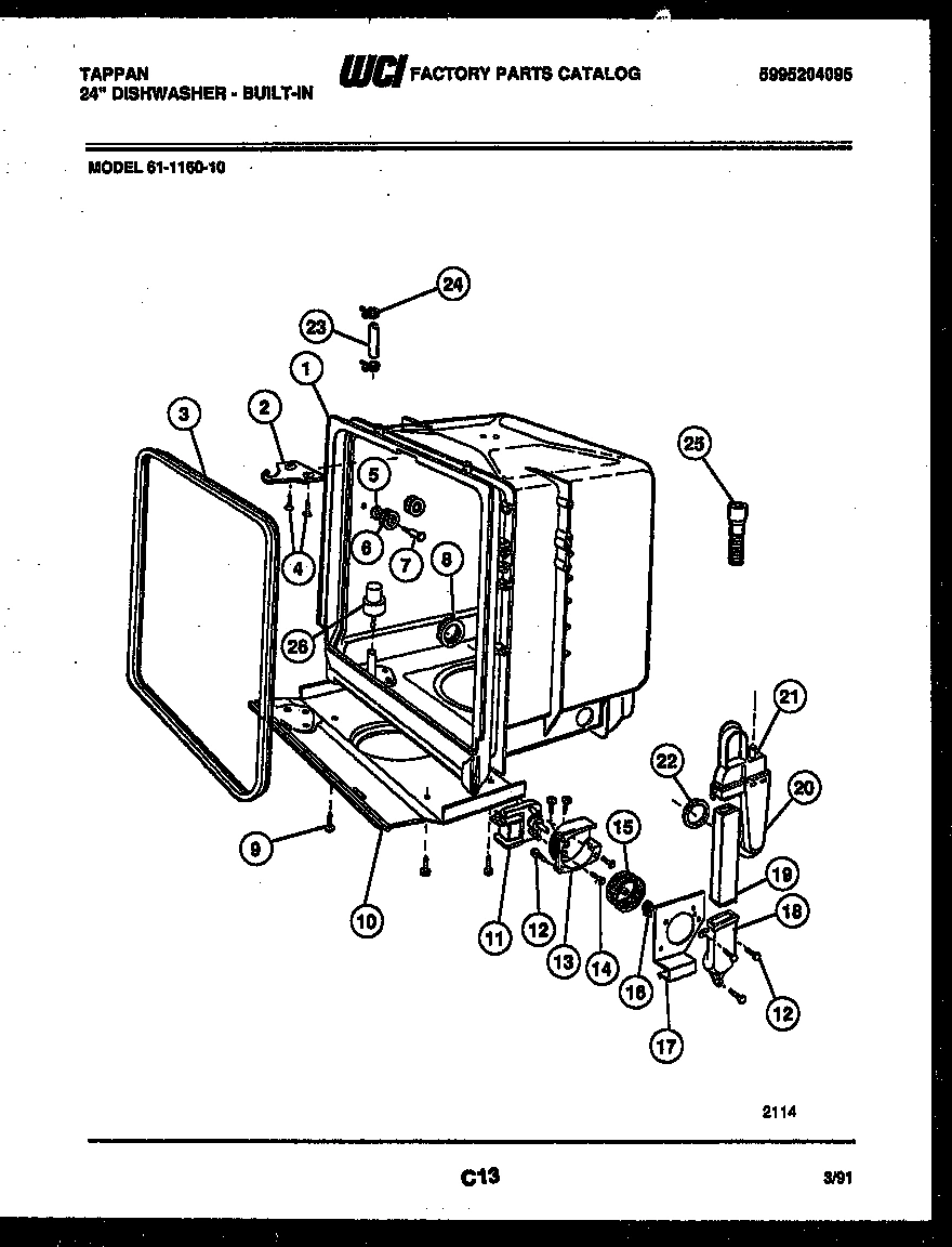 05 - TUB AND FRAME PARTS