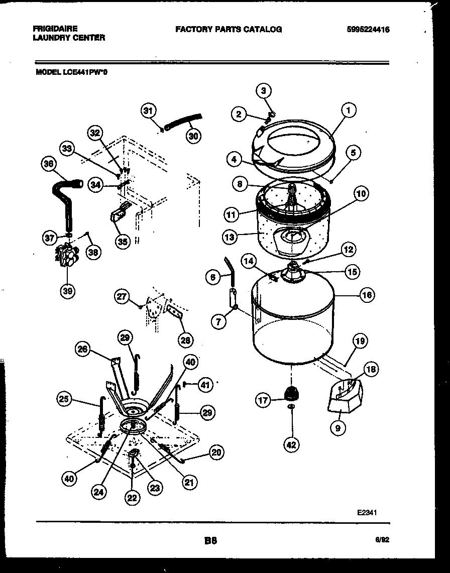 05 - TUBS, WATER VALVE AND LID SWITCH