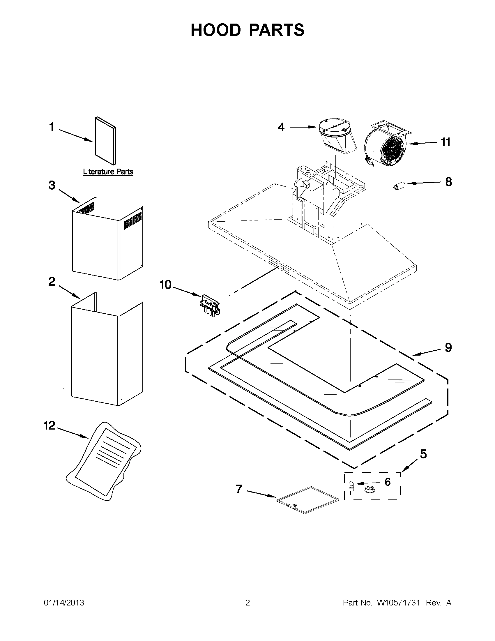 01 - HOOD PARTS