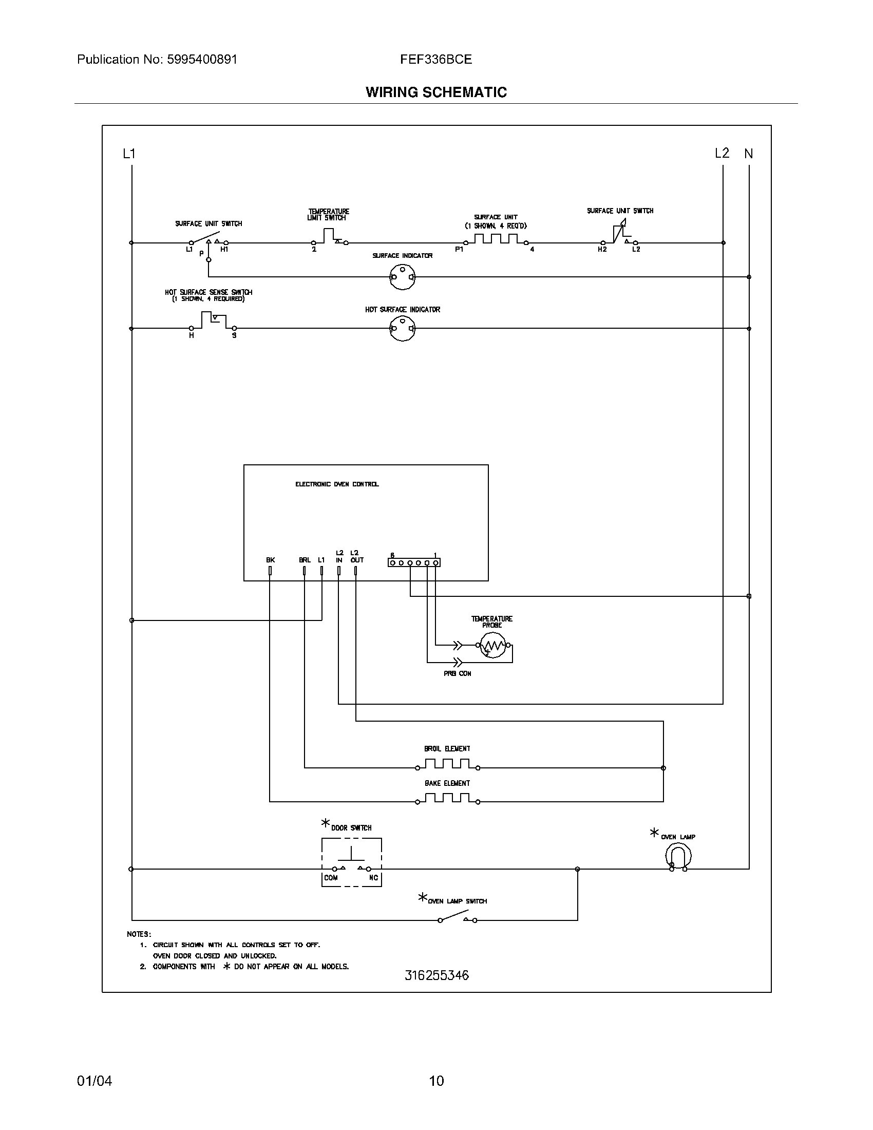 10 - WIRING SCHEMATIC
