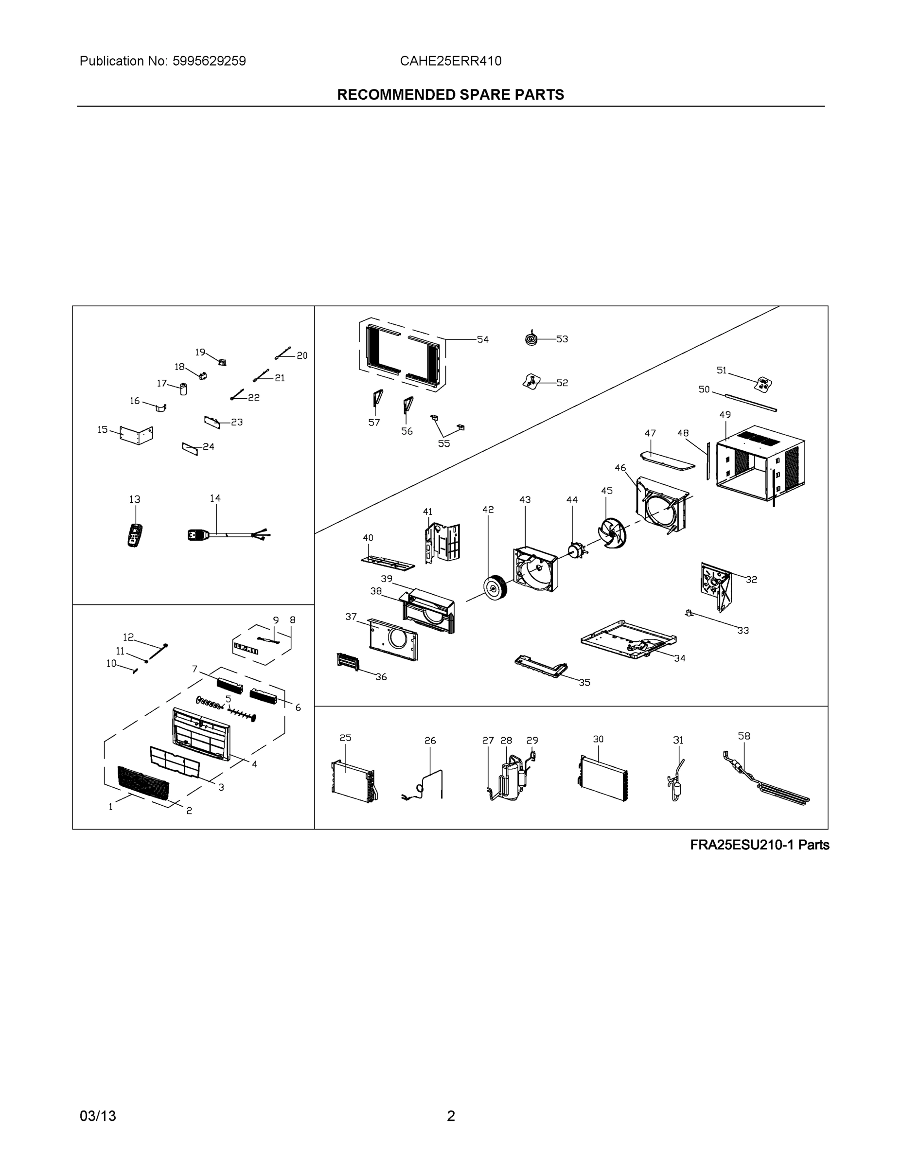 02 - RECOMMENDED SPARE PARTS