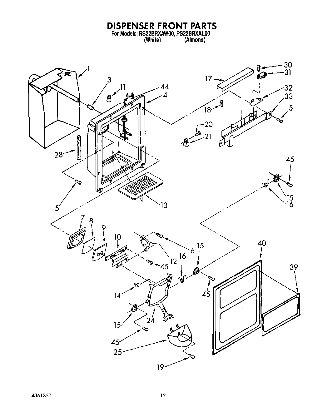 09 - DISPENSER FRONT