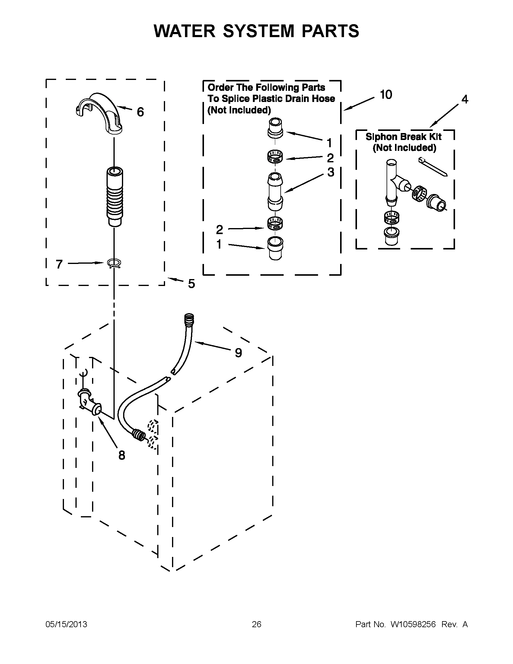 13 - WATER SYSTEM PARTS