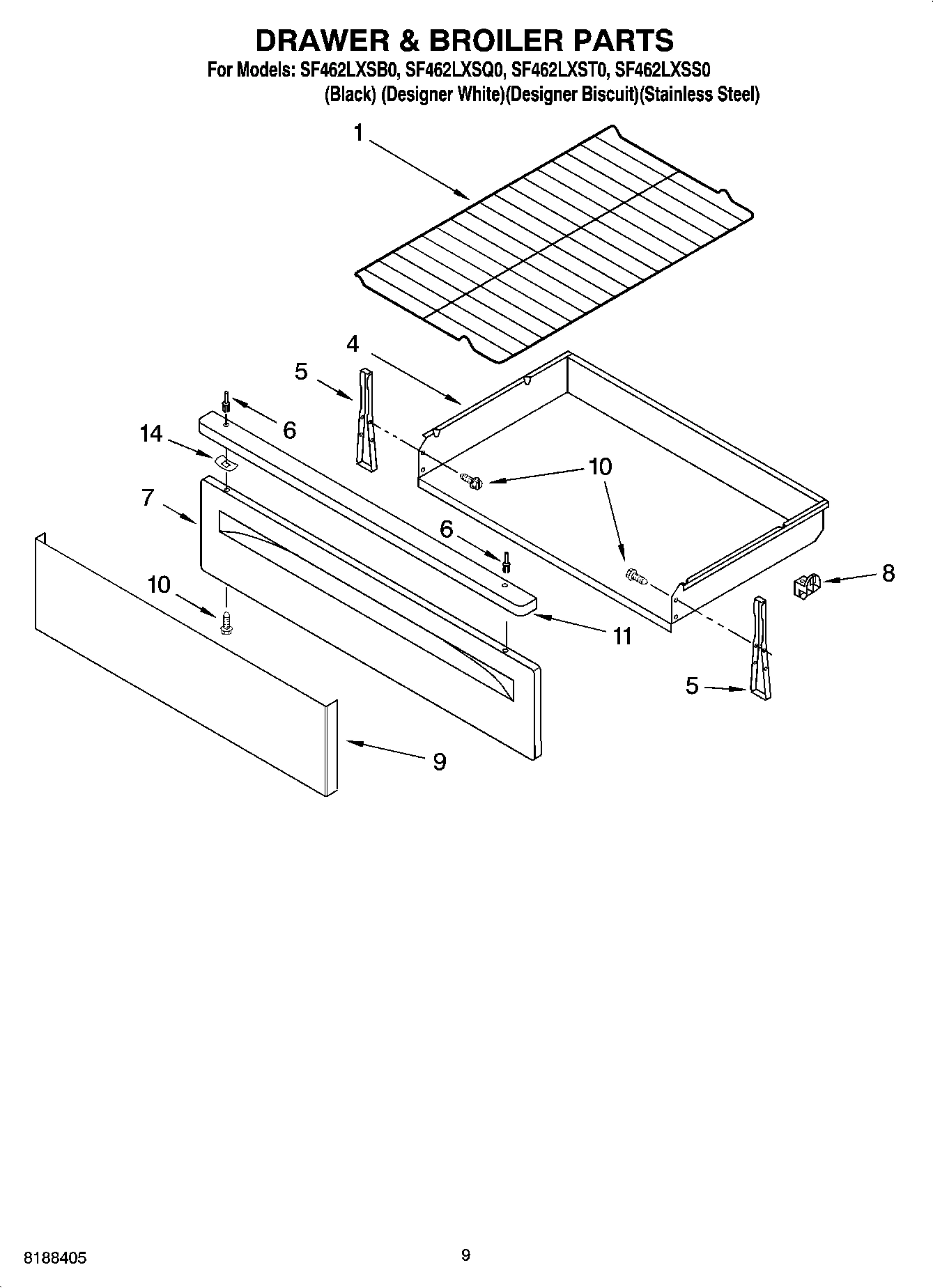 06 - DRAWER & BROILER PARTS, OPTIONAL PARTS