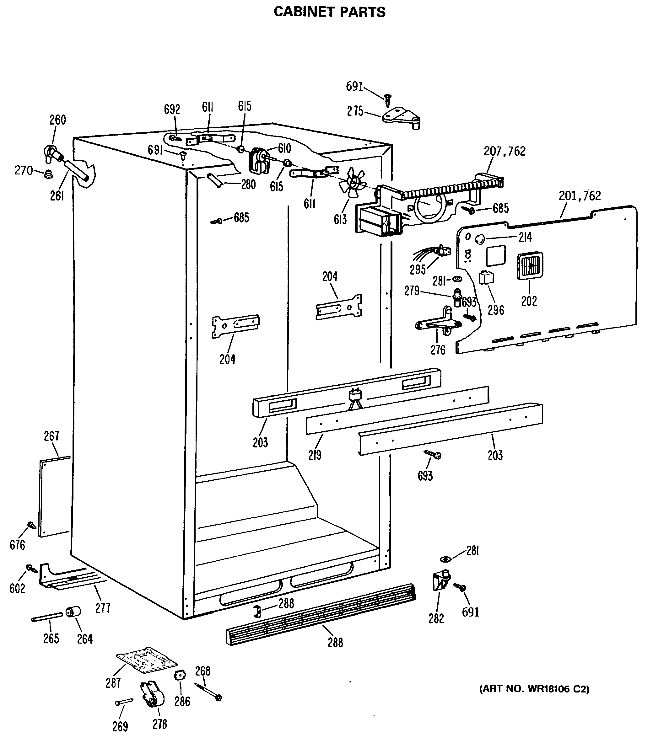 CABINET PARTS
