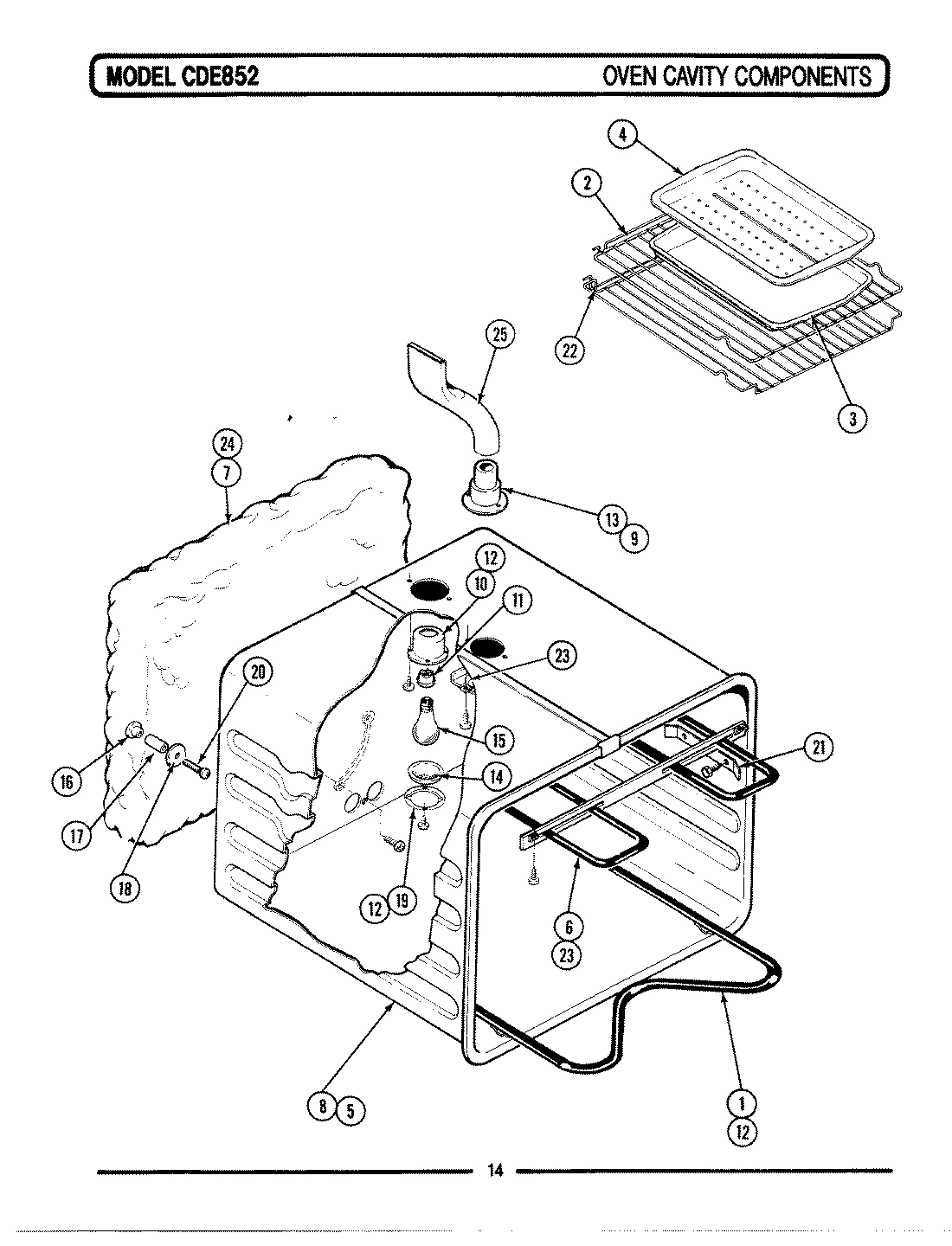 11 - OVEN CAVITY & COMPONENTS
