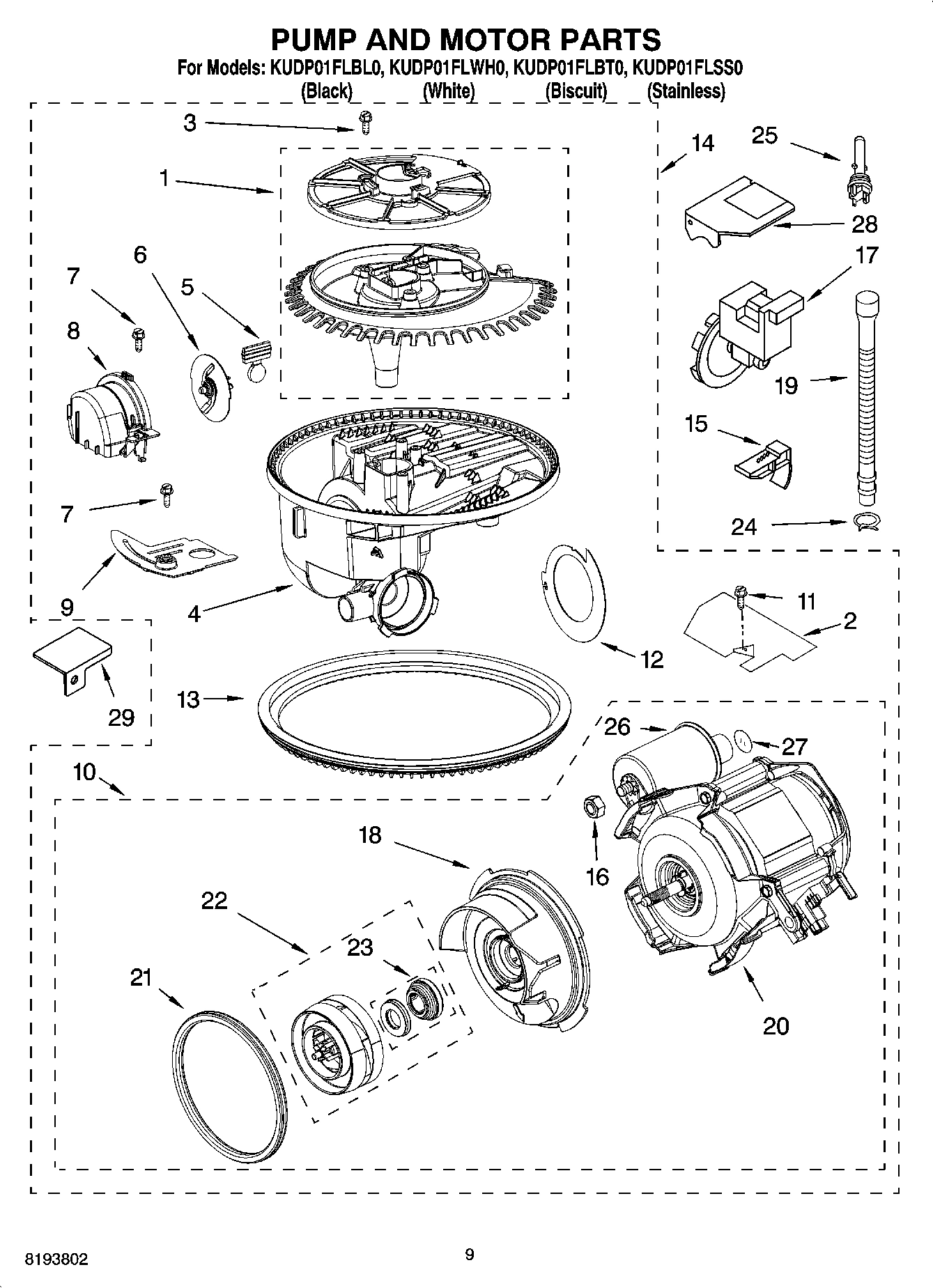 08 - PUMP AND MOTOR PARTS