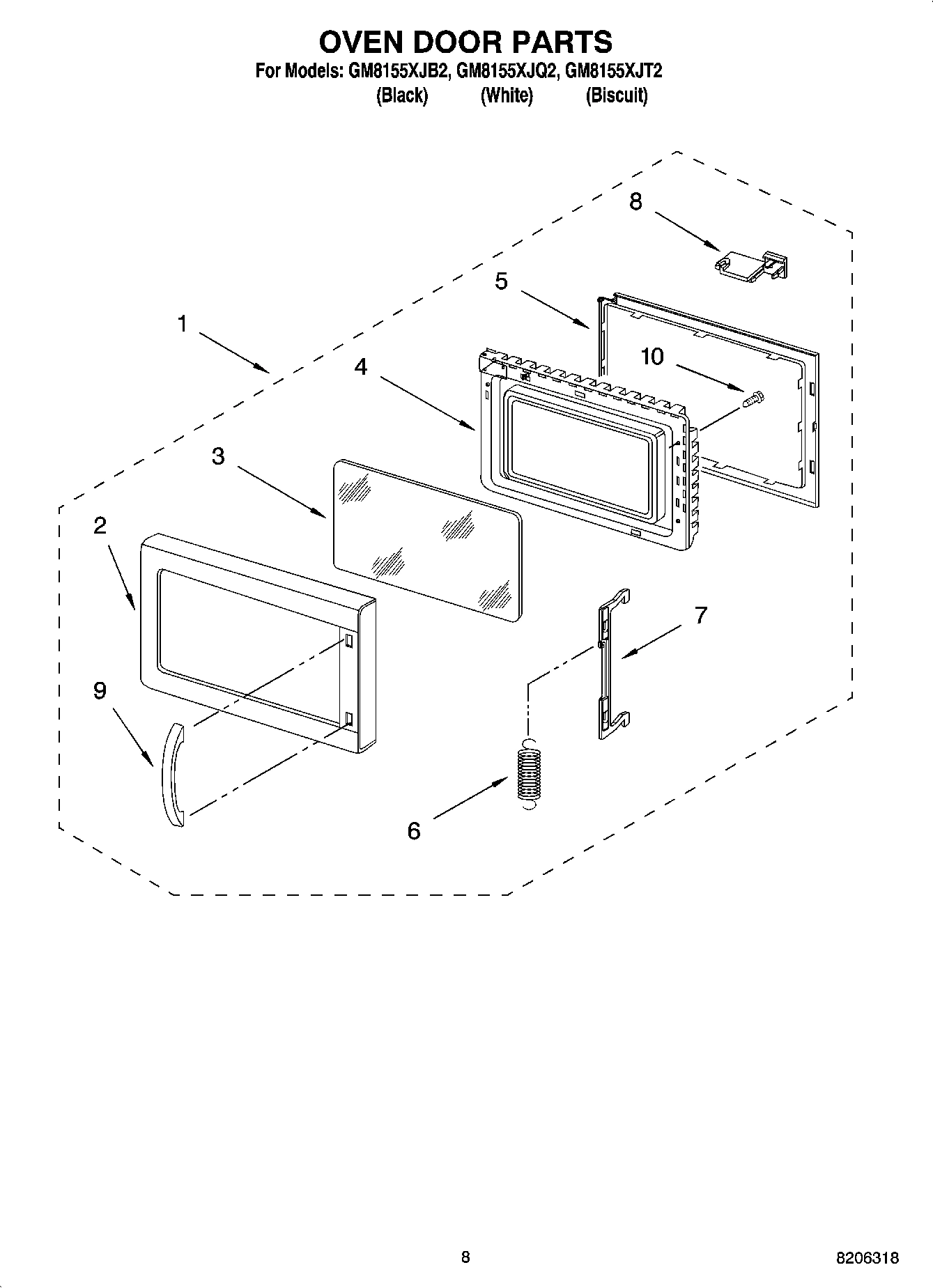 07 - OVEN DOOR PARTS