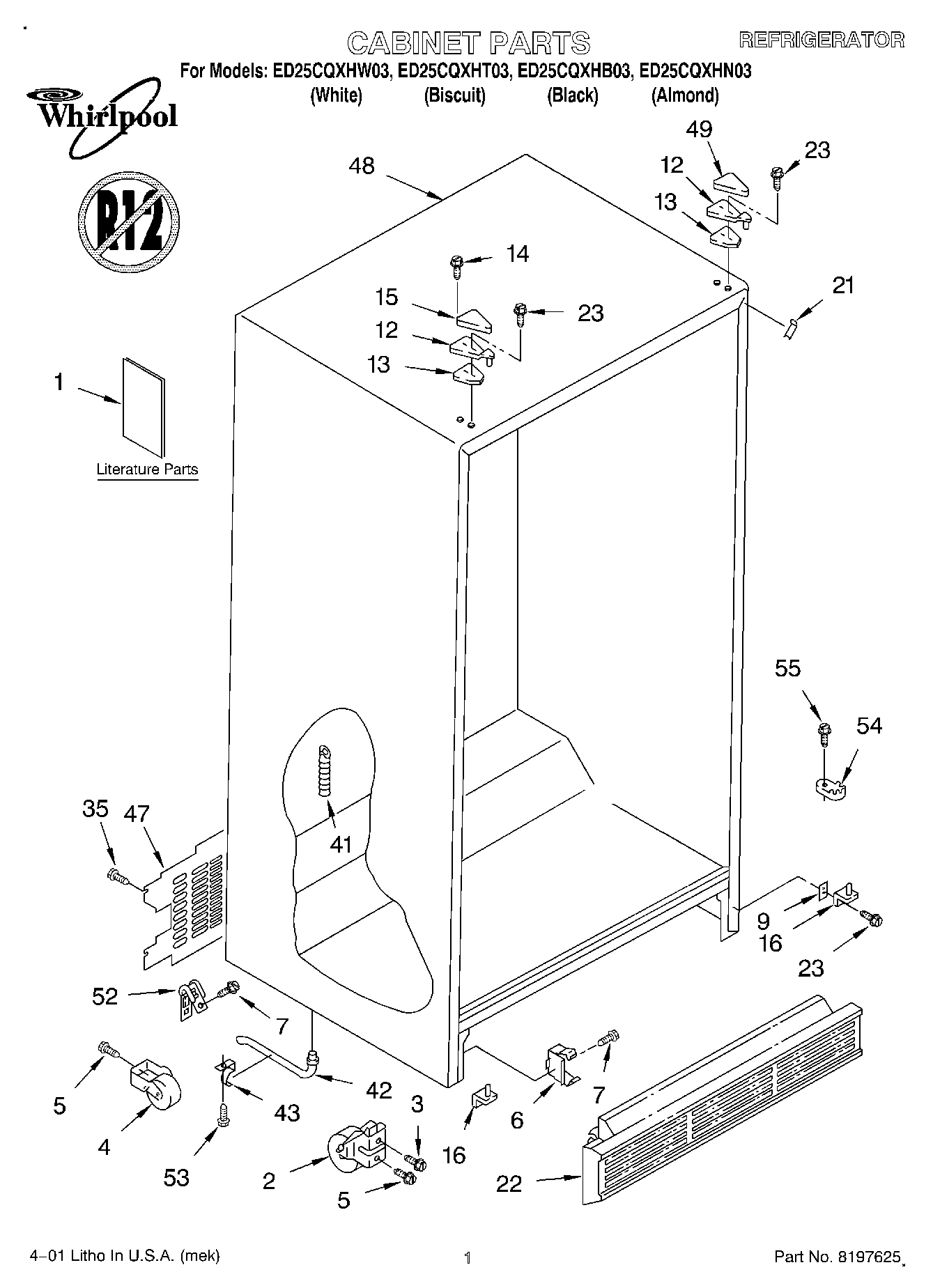 01 - CABINET, LITERATURE