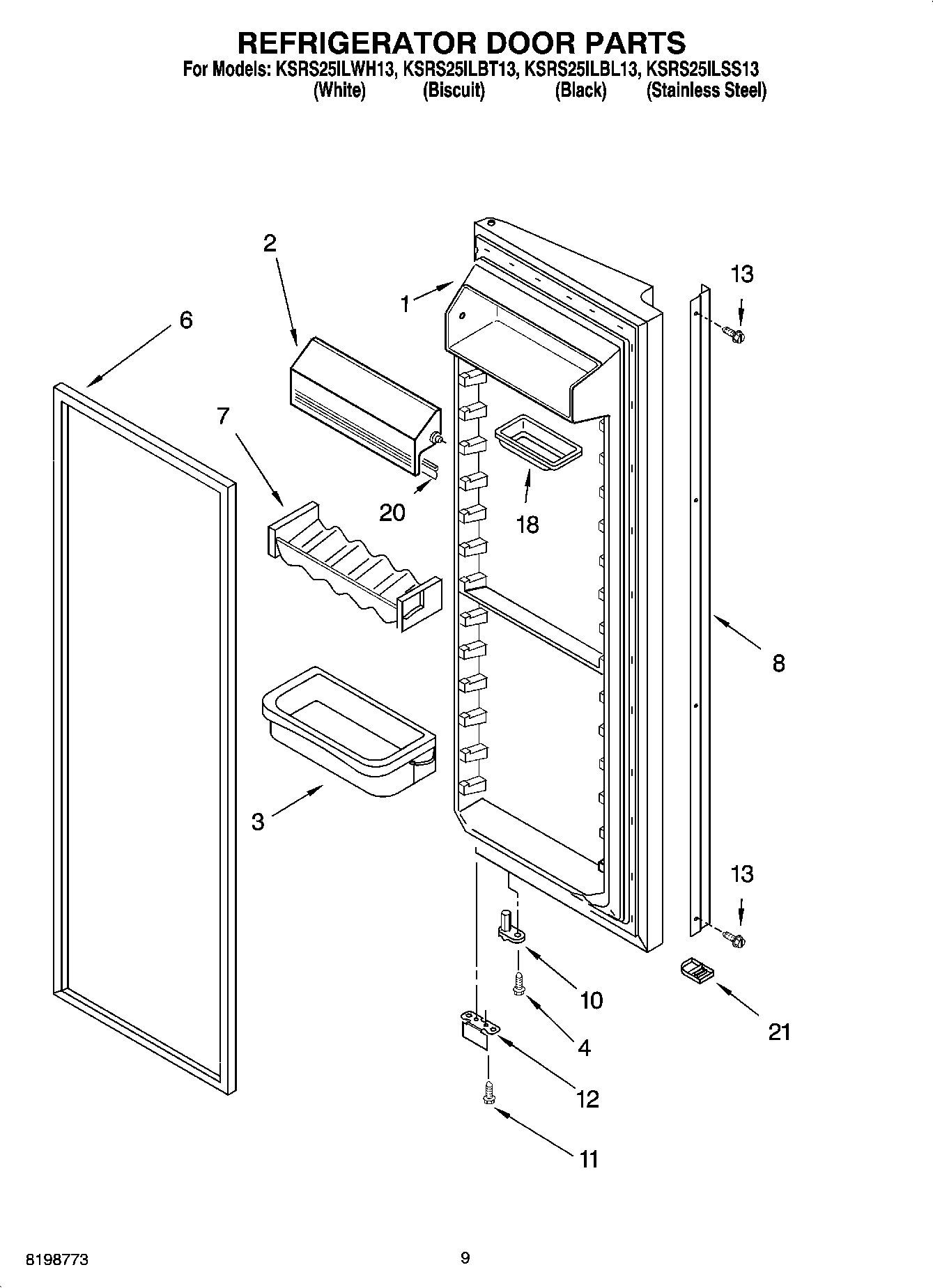 06 - REFRIGERATOR DOOR PARTS