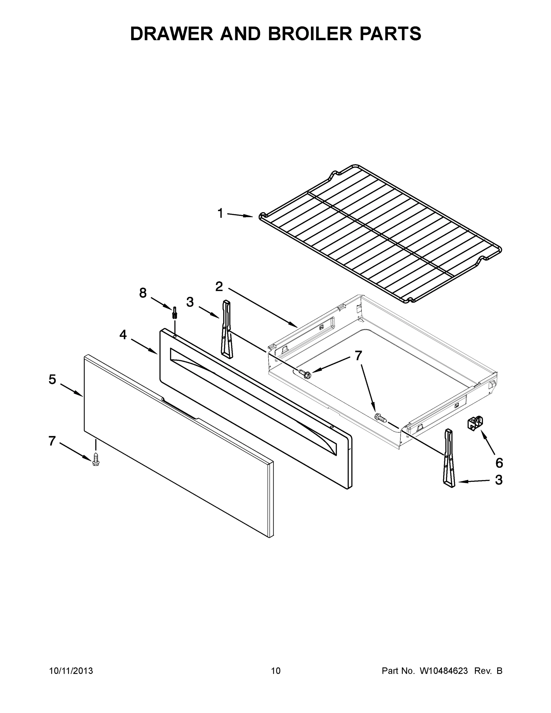 06 - DRAWER AND BROILER PARTS