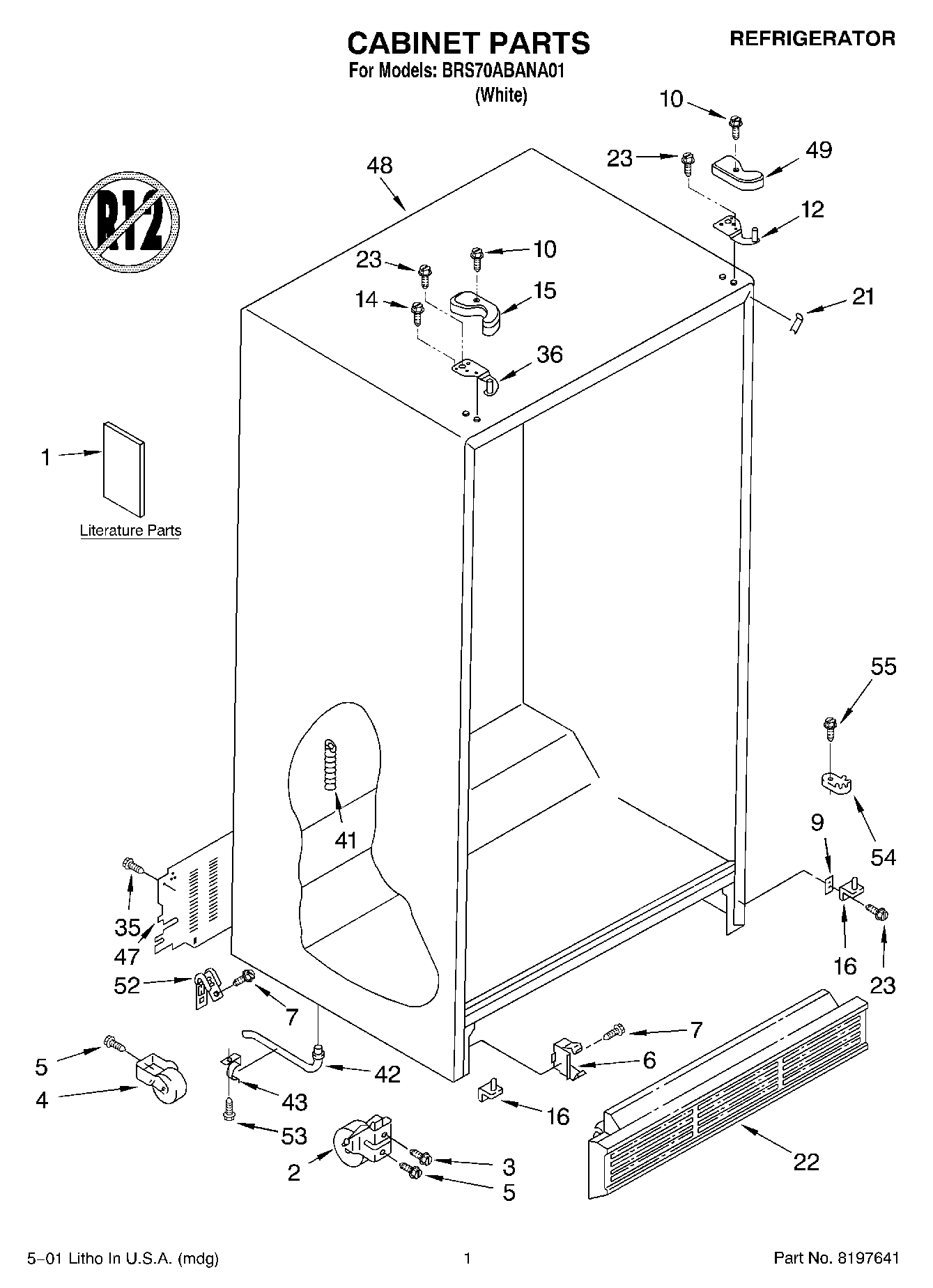 01 - CABINET, LITERATURE