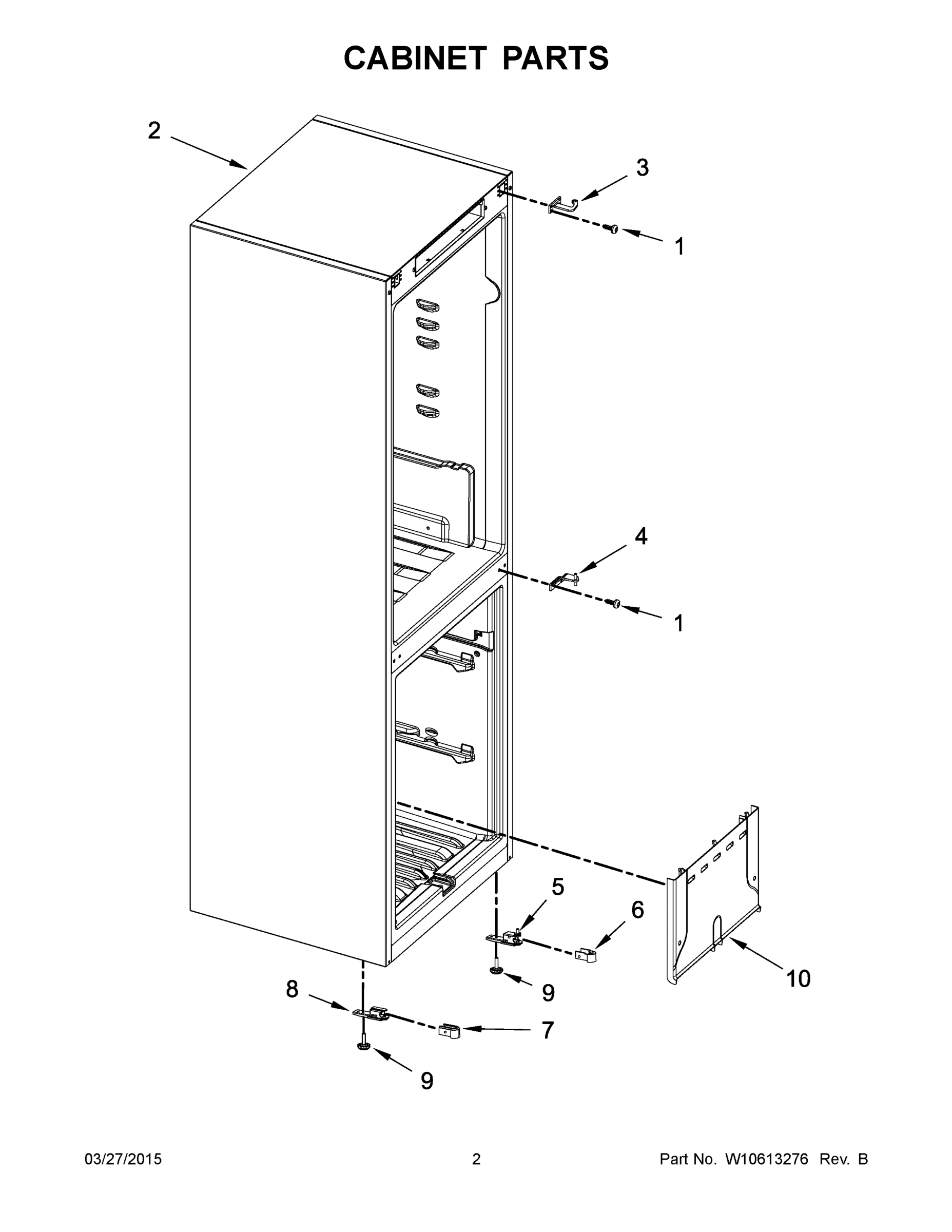 02 - CABINET PARTS