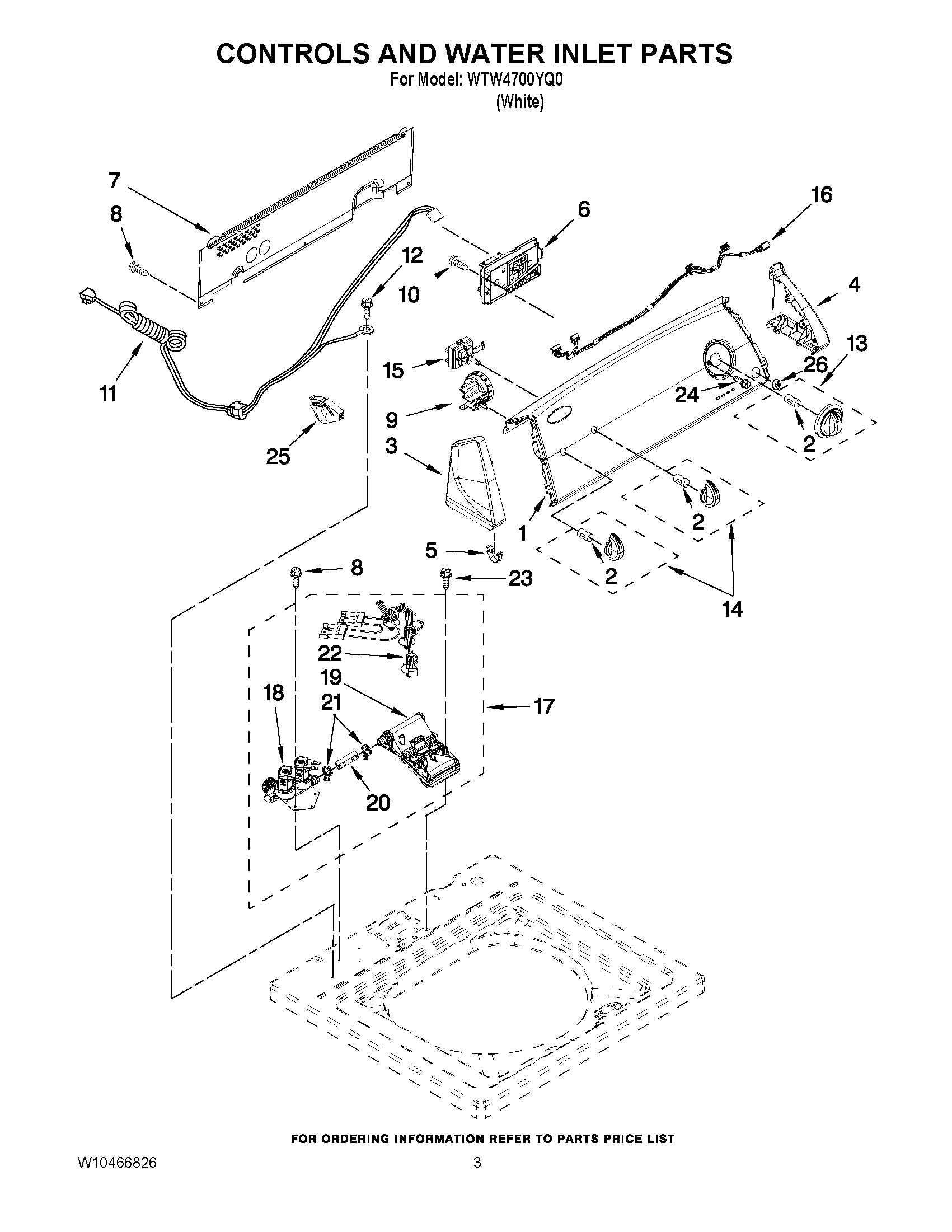 02 - CONTROLS AND WATER INLET PARTS