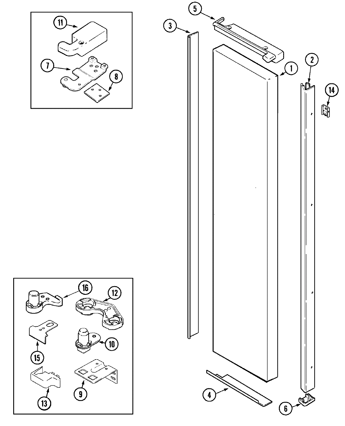 05 - FREEZER OUTER DOOR