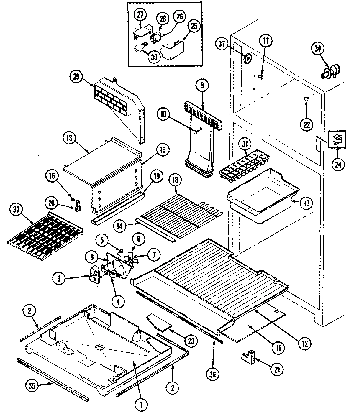 01 - FREEZER COMPARTMENT