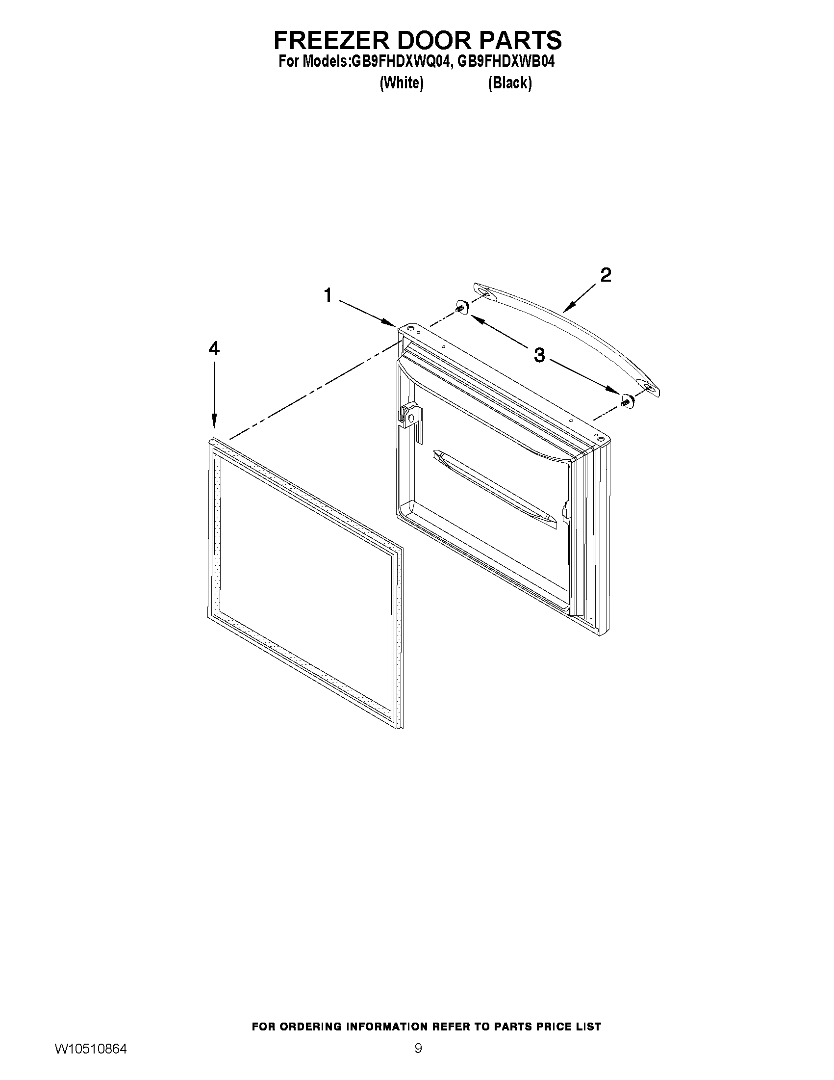 05 - FREEZER DOOR PARTS