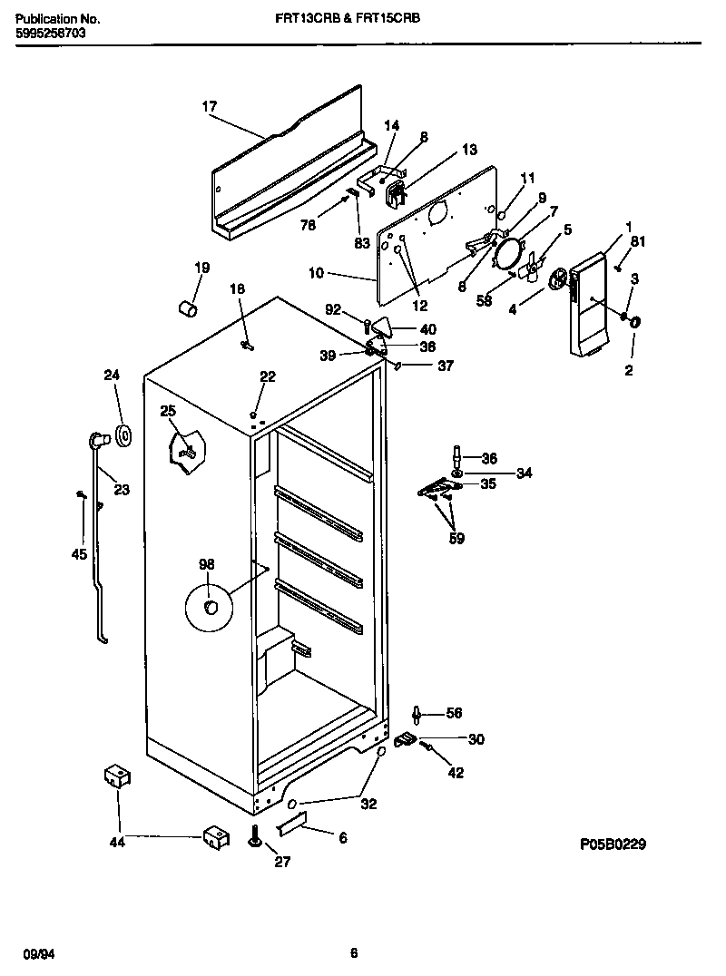04 - CABINET W/FAN ASSEMBLY