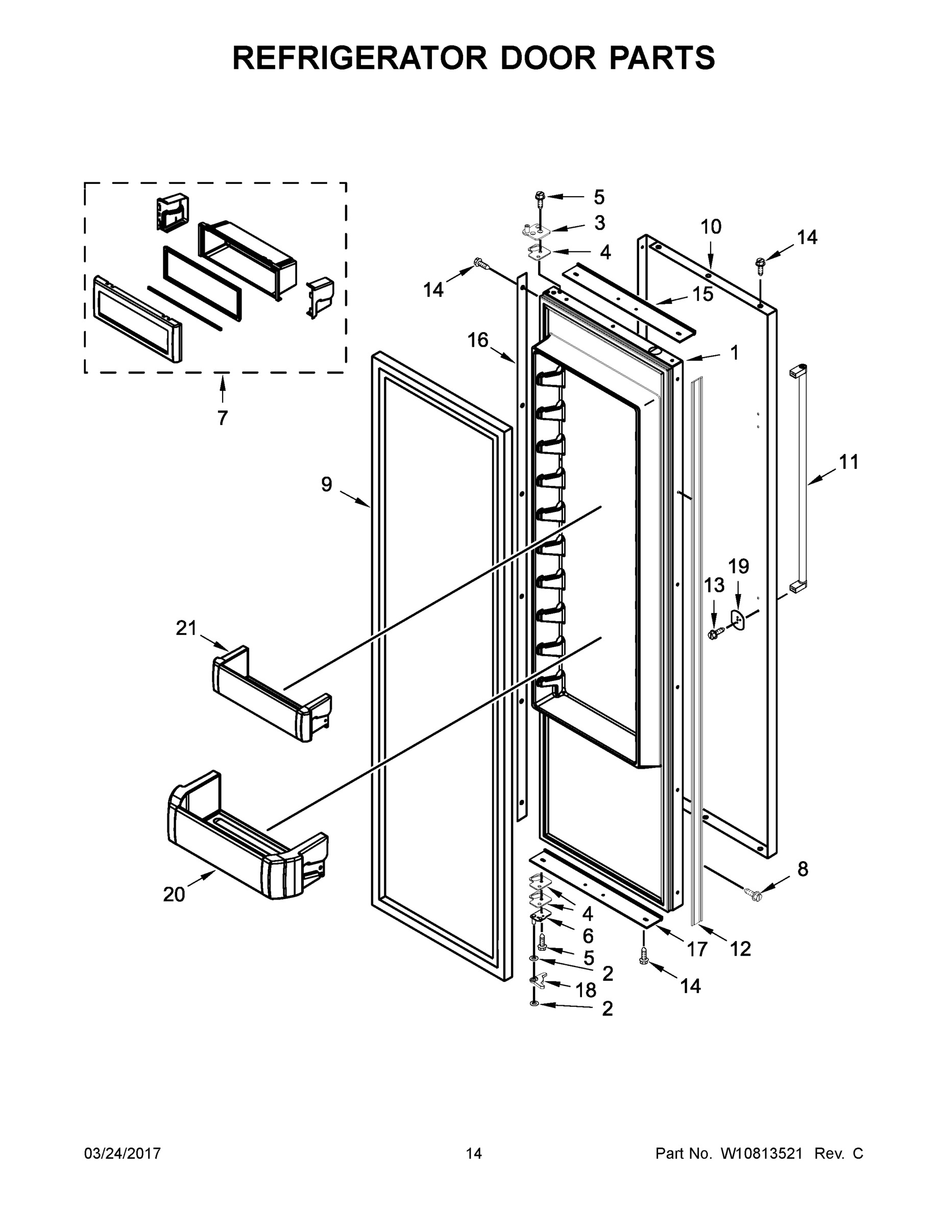 08 - REFRIGERATOR DOOR PARTS