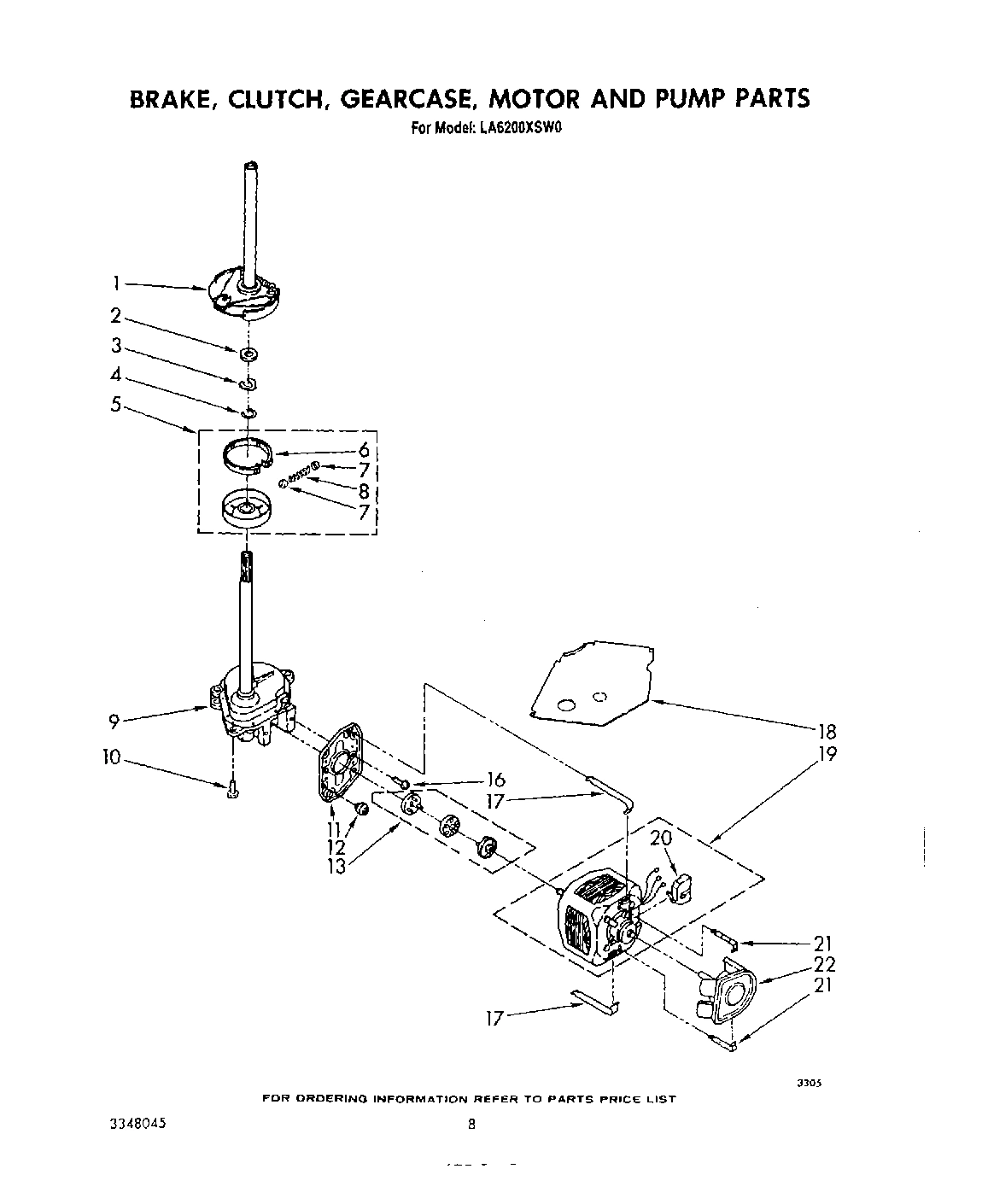 06 - BRAKE, CLUTCH, GEARCASE, MOTOR AND PUMP