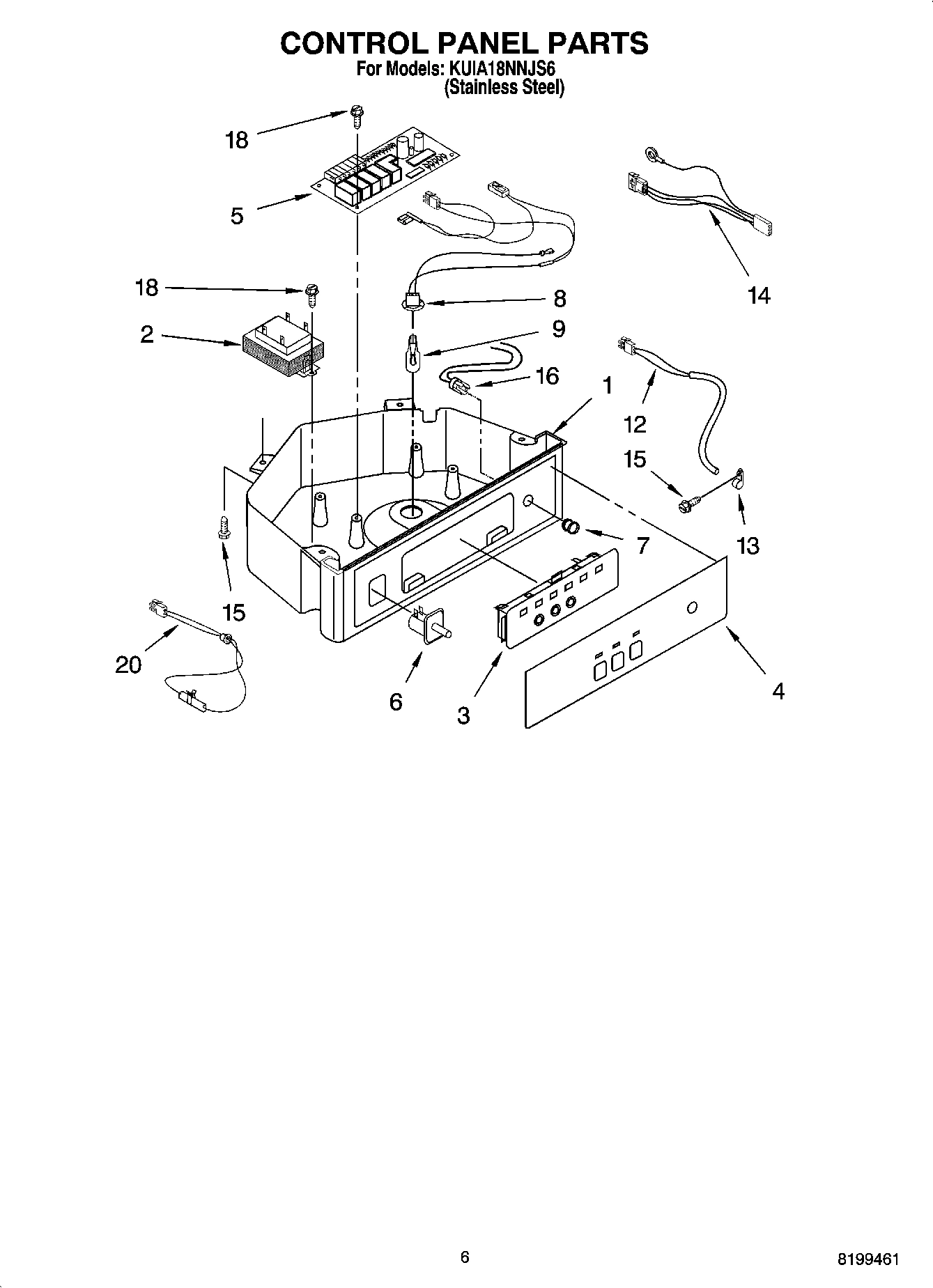 04 - CONTROL PANEL PARTS