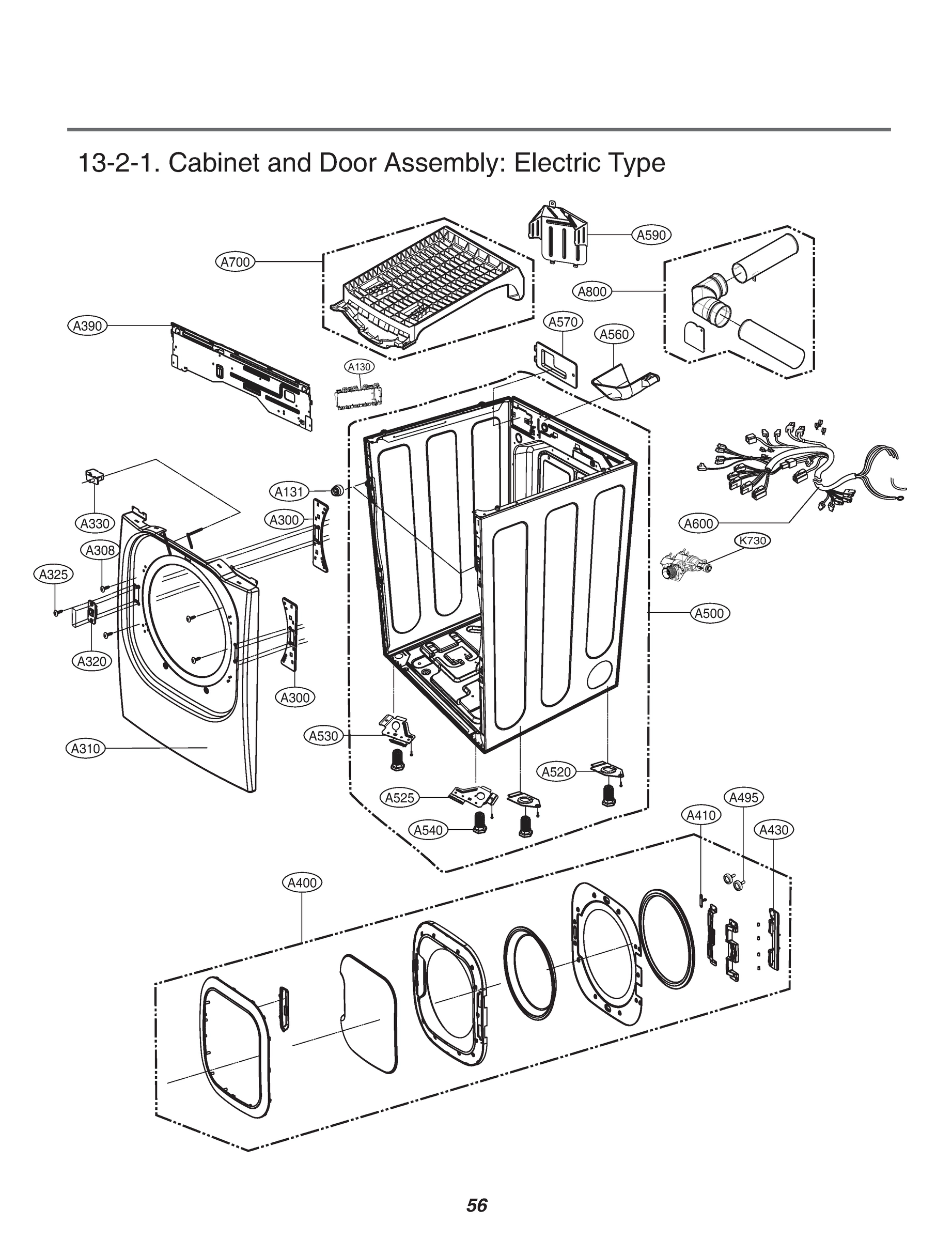 CABINET AND DOOR ASSEMBLY